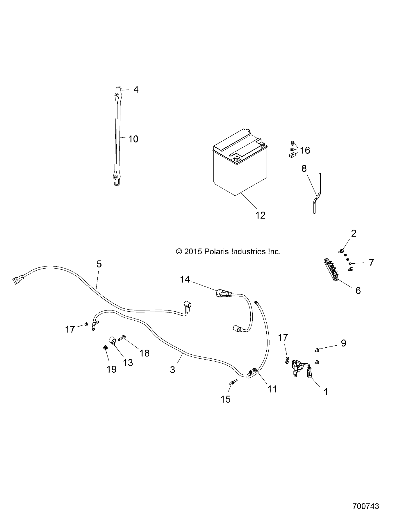 ELECTRICAL, BATTERY - R20CDA57A1/B1 (700743)