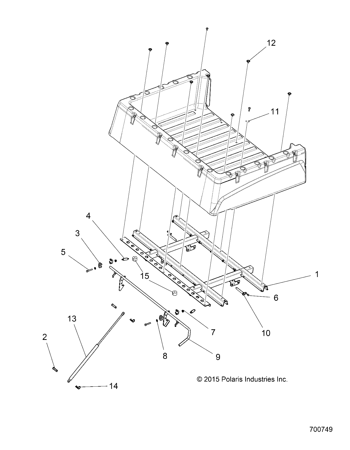 BODY, BOX MOUNTING - R19RMAE4G8/G9 (700749)