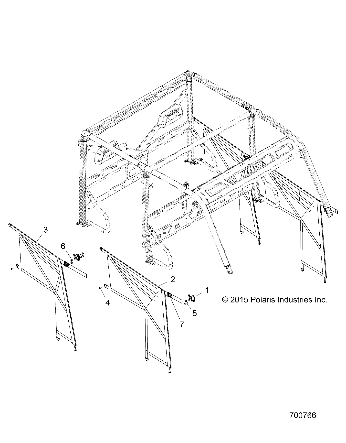 BODY, SIDE NETS - R16RVA57A1/B1/E57A9/B9 (700766)