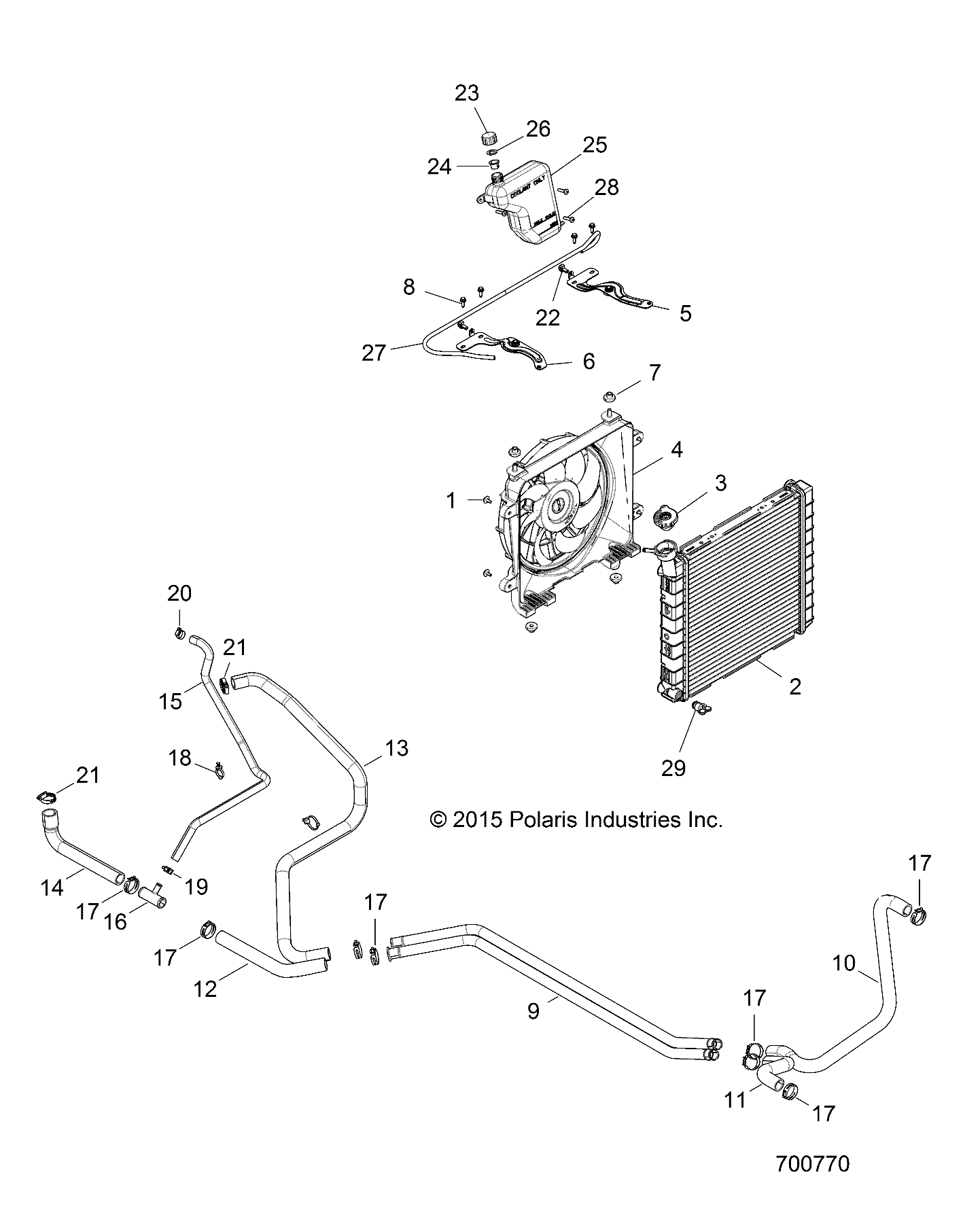 ENGINE, COOLING SYSTEM - R16RVA57A1/B1/E57A9/B9 (700770)