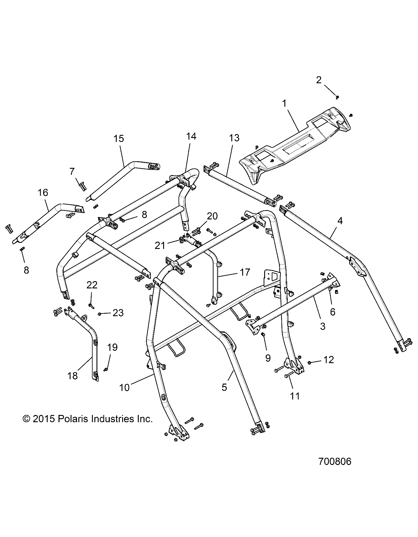 CHASSIS, CAB FRAME - Z18VFE99AK/AJ/AW/BK/BJ/BW/LW/K99AK/BK/M99AL (700806)