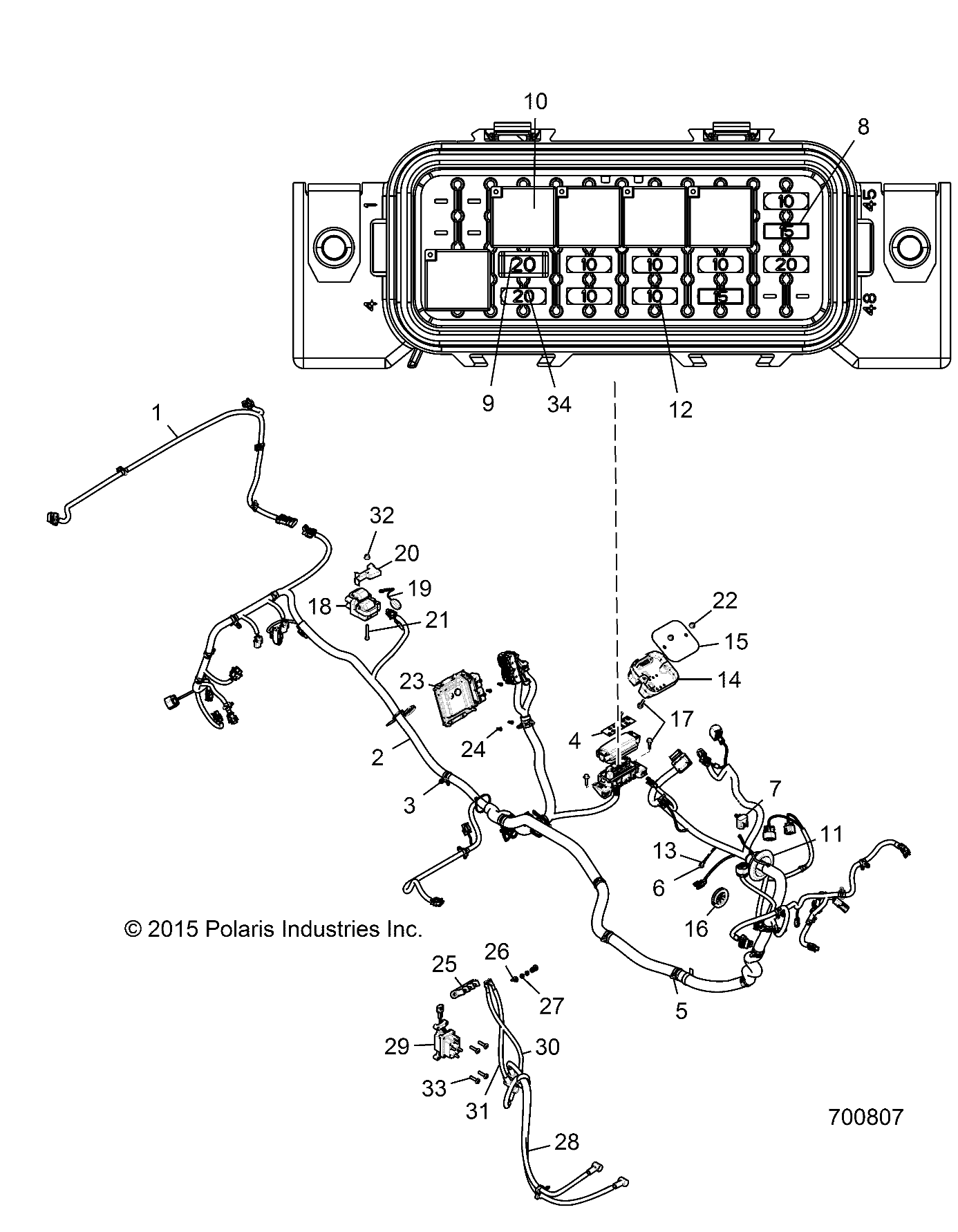 ELECTRICAL, WIRE HARNESS - Z16VFM99AM (700807)