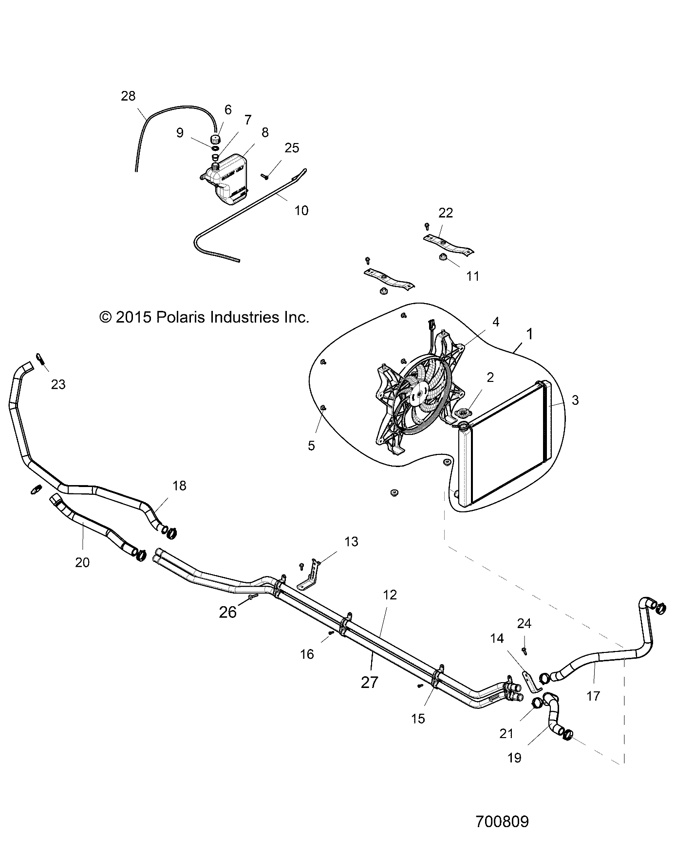 ENGINE, COOLING SYSTEM - Z17VFE99AM/AW/LW/AP/M99AB (700808)