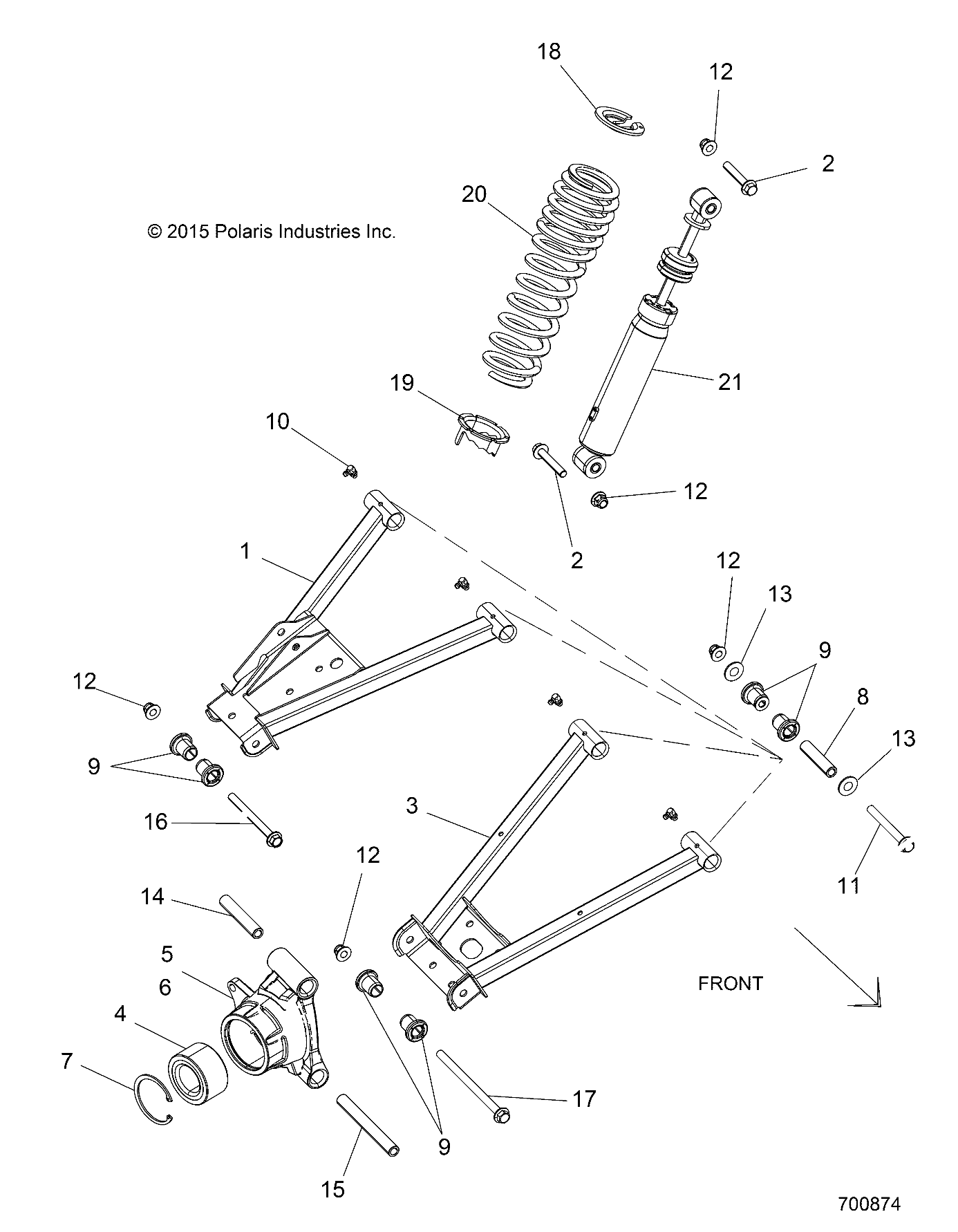 SUSPENSION, REAR - R19RMA57F1/S57C1/F1 (49RGRSUSPRR14570)