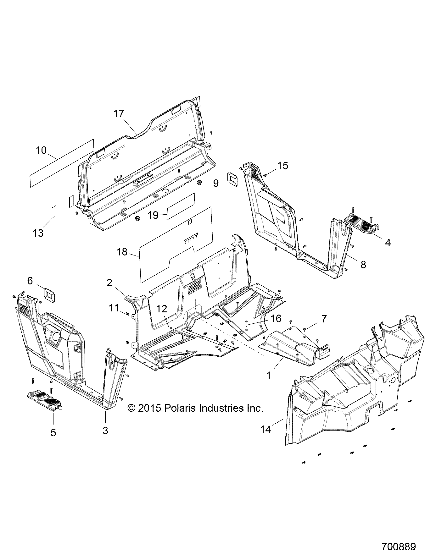 BODY, FLOOR and FENDERS - R16RMA32A1/A2 (700889)