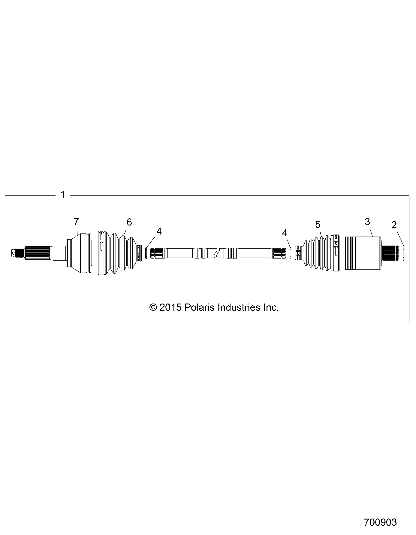 DRIVE TRAIN, REAR DRIVE SHAFT (TO 7/17/2017) - R17RTM99AM/BM/U99AT/BT (700903)