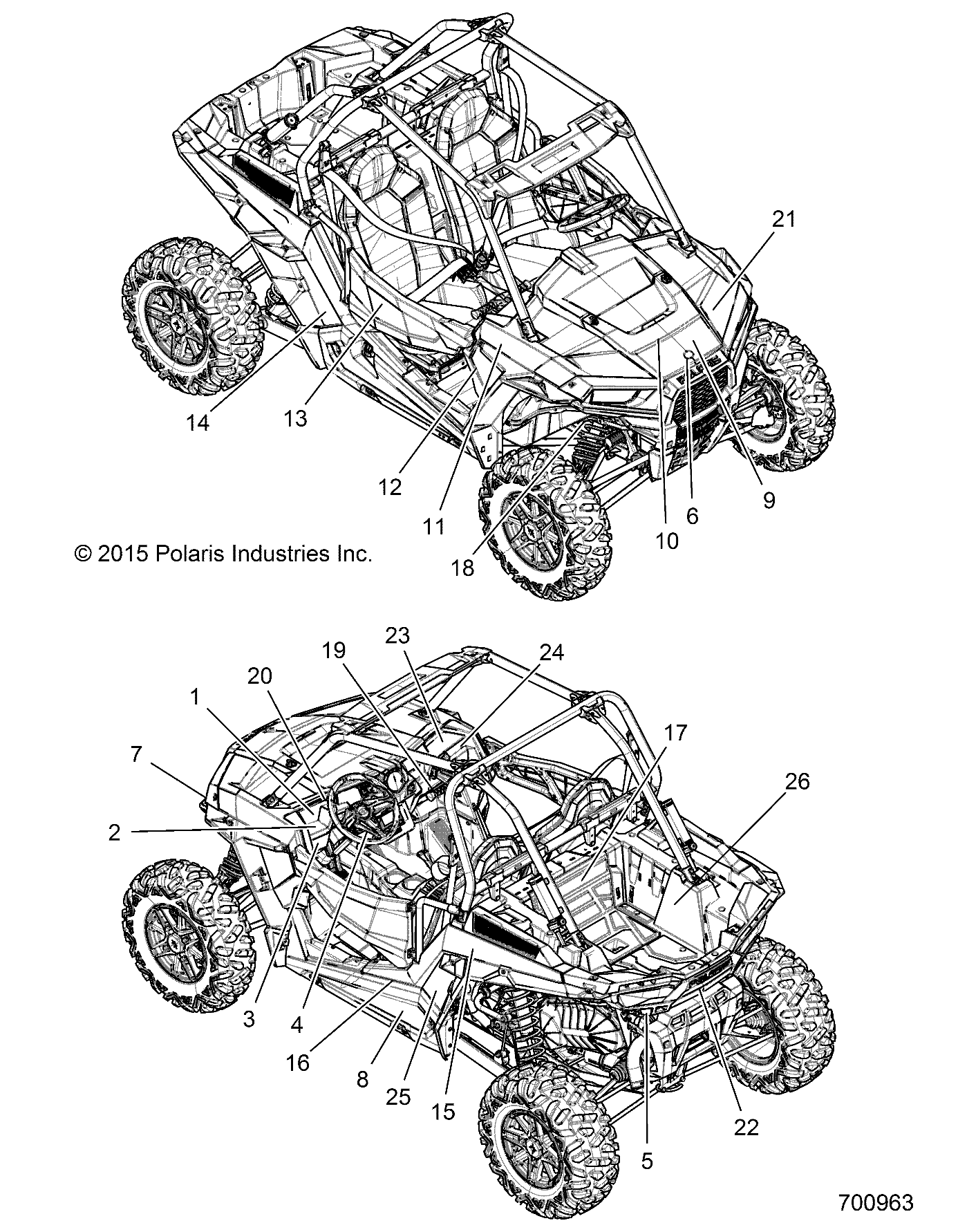 BODY, DECALS - Z15VDE99AT/AL/AW/LP/EW/AO/AP/AZ/NV/NW/K99AA/AU (700963)