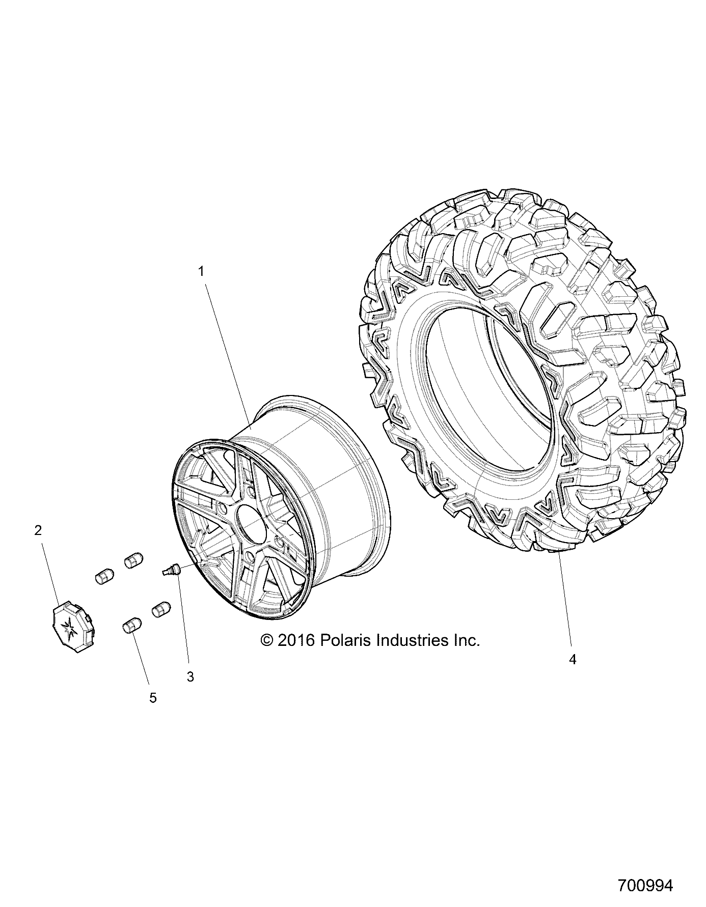 WHEELS, REAR - Z16VDE92AE/AH/AV/AS/AW/N8 (700994)