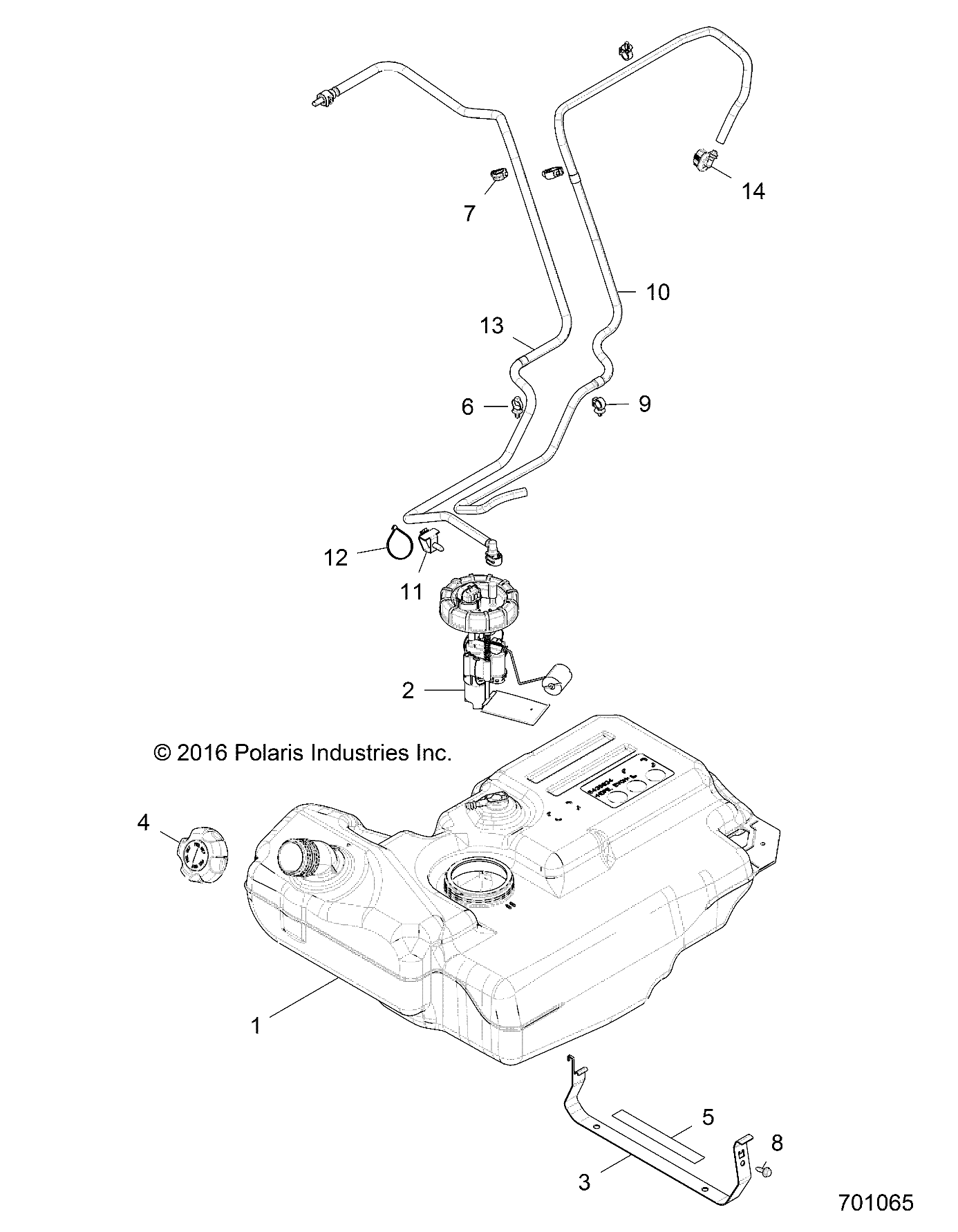 BODY, FUEL TANK - Z17VA/E/X87 ALL OPTIONS (701065)