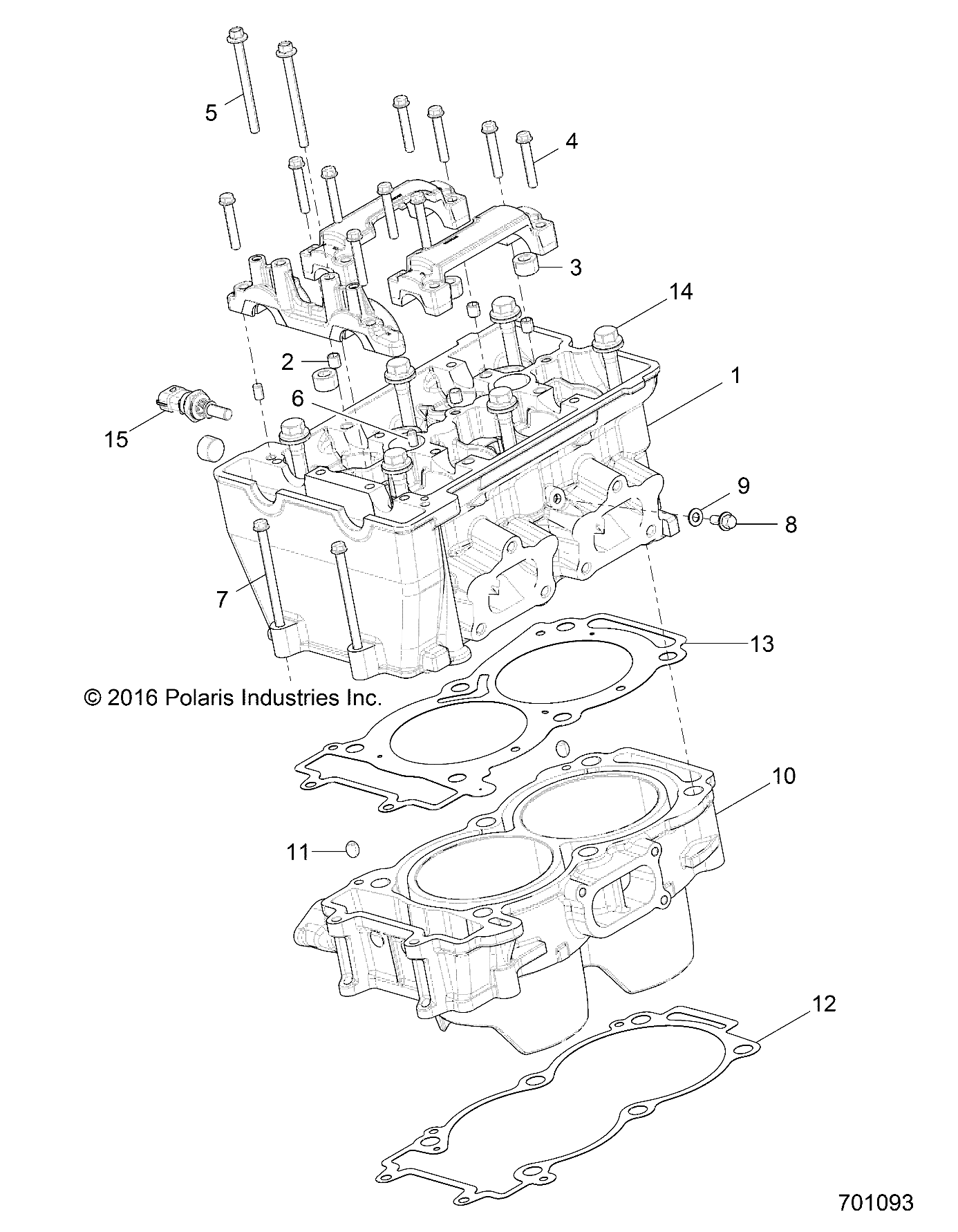 ENGINE, CYLINDER and HEAD - Z18VAS87CM (701093)