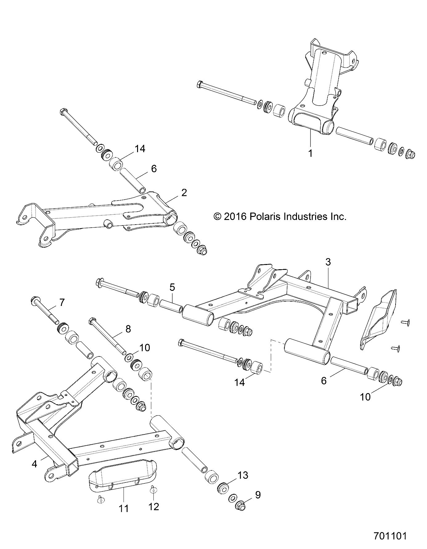 SUSPENSION, REAR CONTROL ARMS - Z18VAA87B2/E87BM/BW (701101)