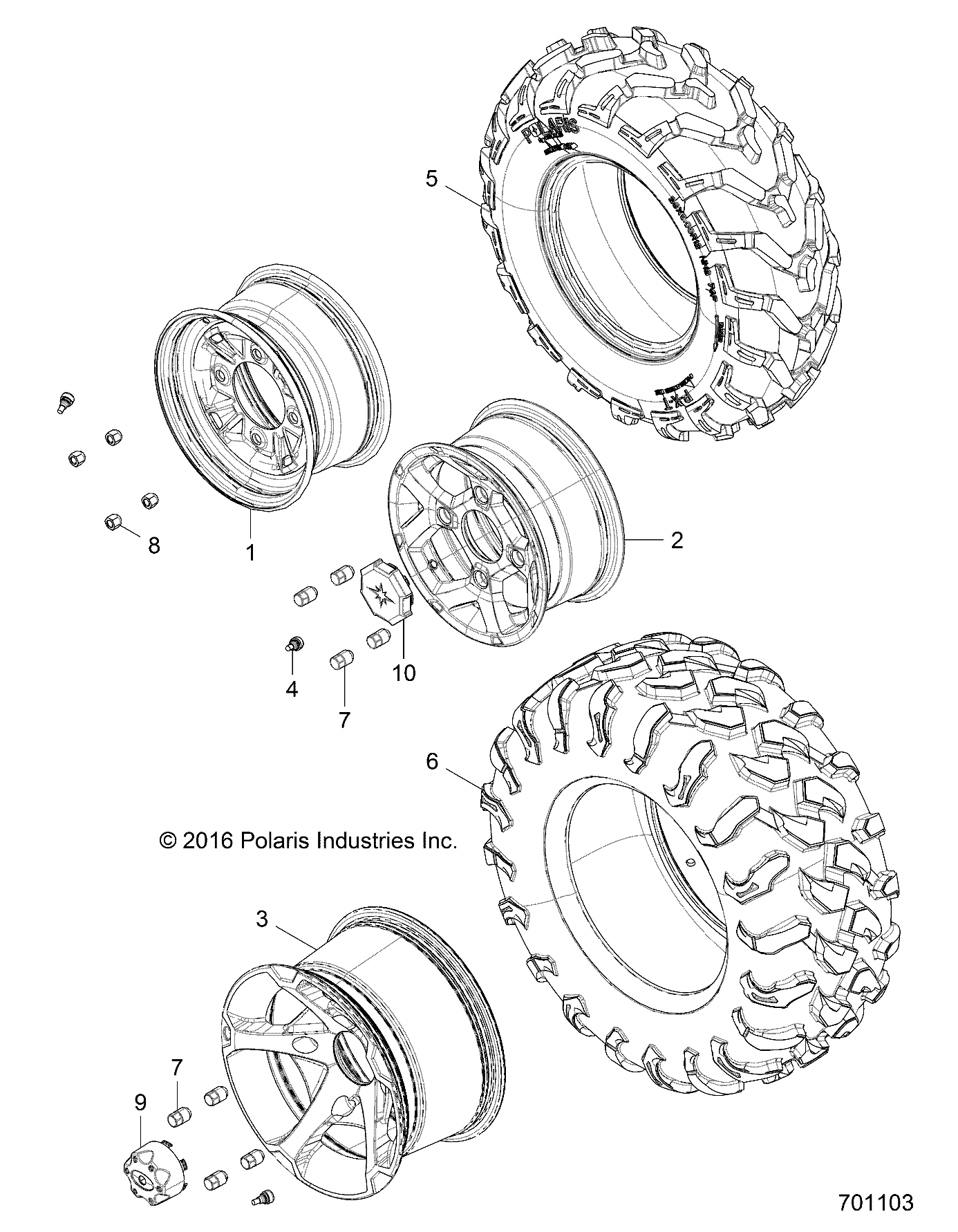 WHEELS, REAR - Z17VA/E/X87 ALL OPTIONS (701103)