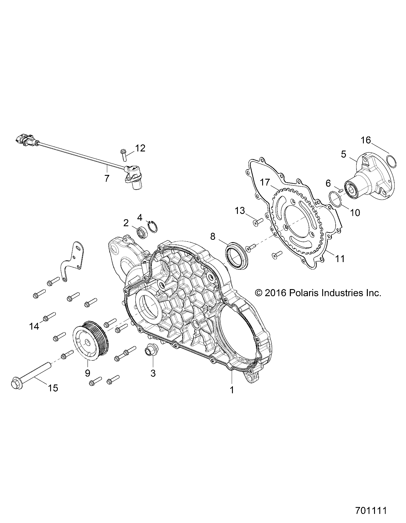 ENGINE, MAG COVER MOUNT - R18RVU99AS (701111)