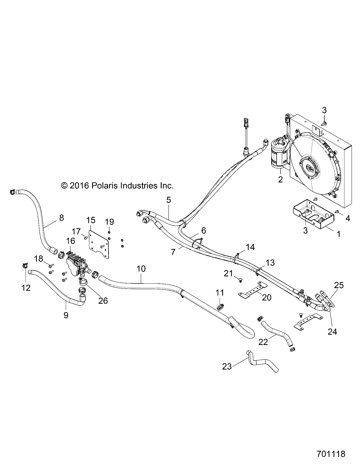 BODY, HVAC ROUTINGS - R17RTU99AV/BV (701118)