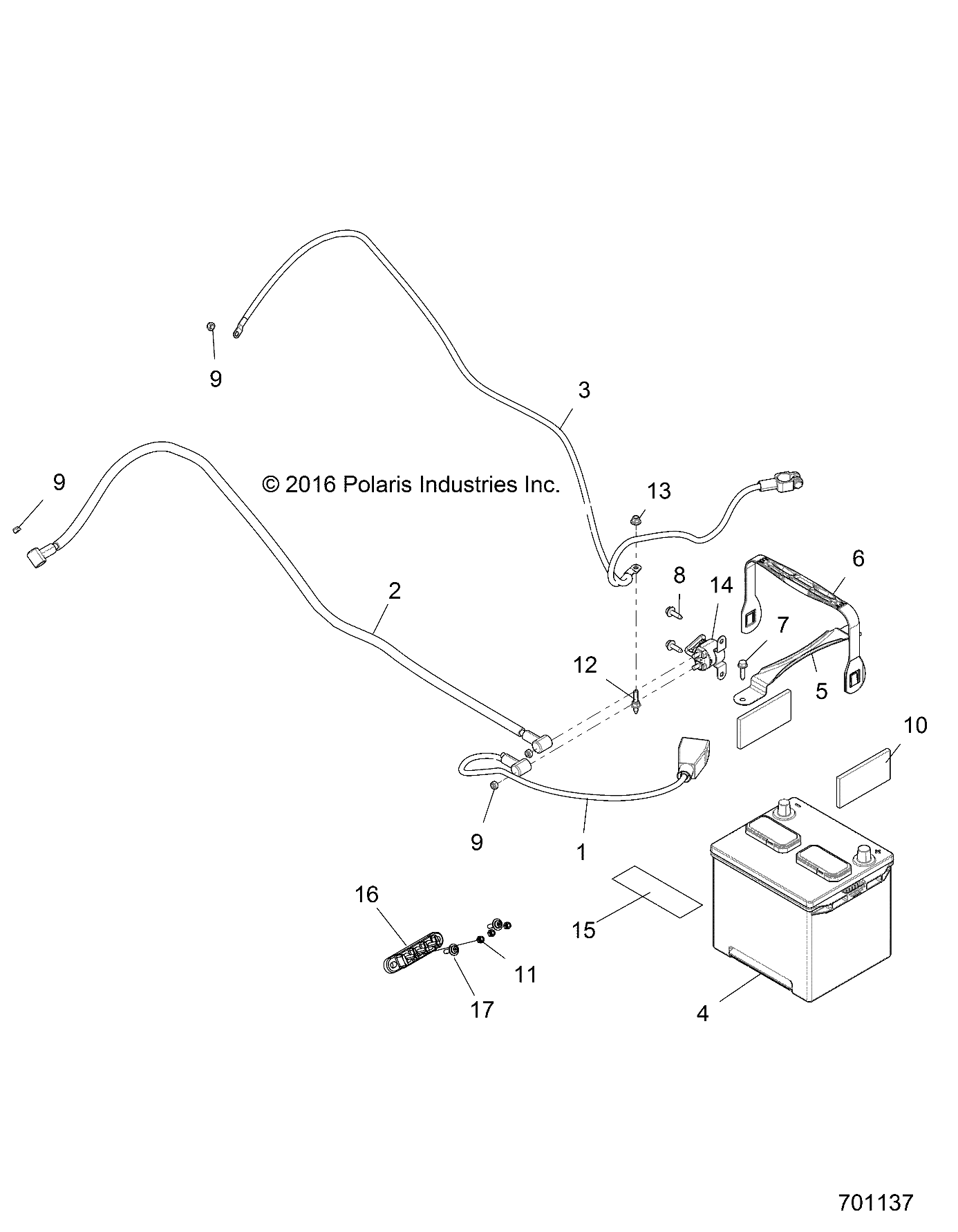 ELECTRICAL, BATTERY - Z17VCE87AB/AK/AM (701137)