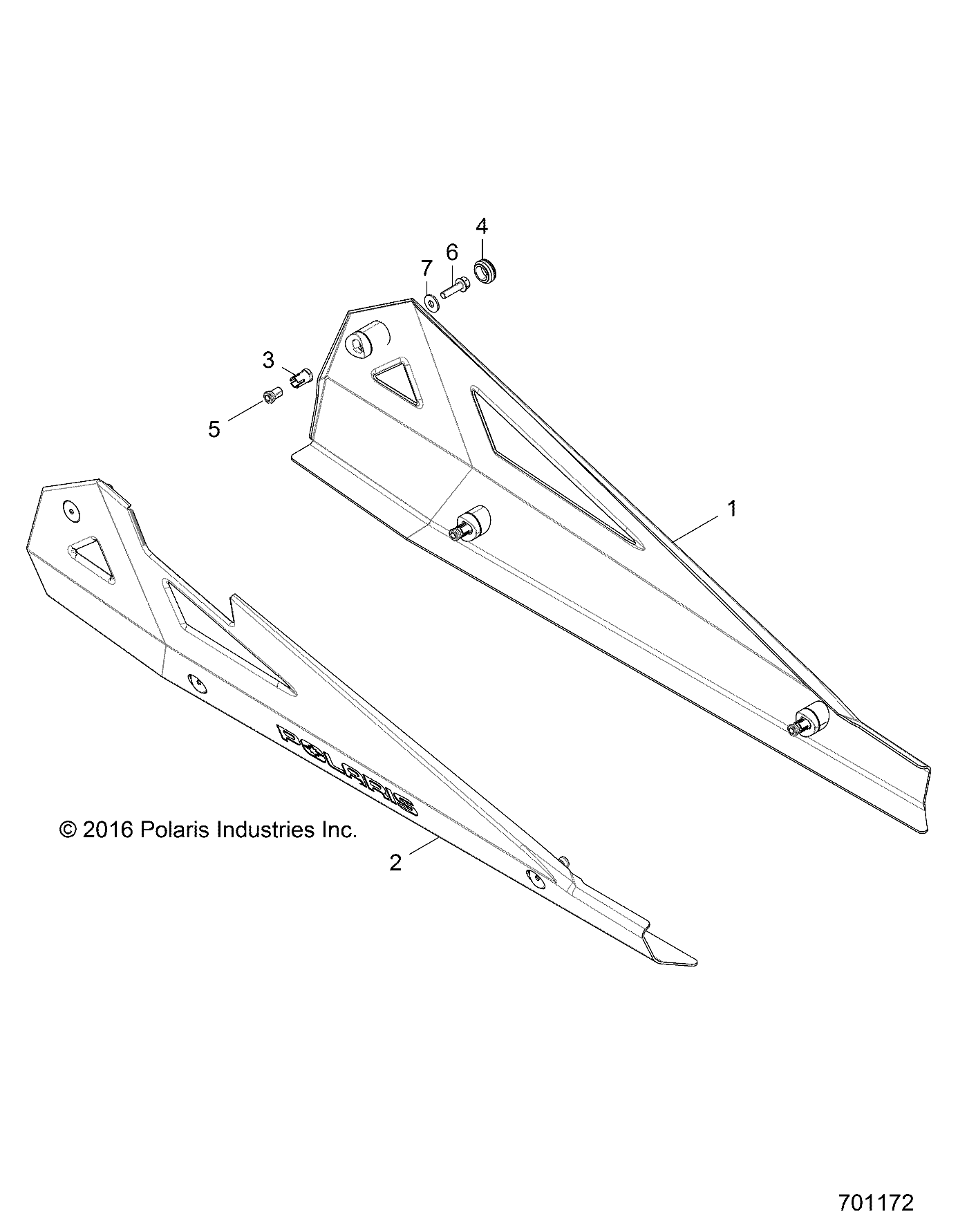 ACCESSORY,ROCK SLIDER - Z18VDR99AL/BL (701172)