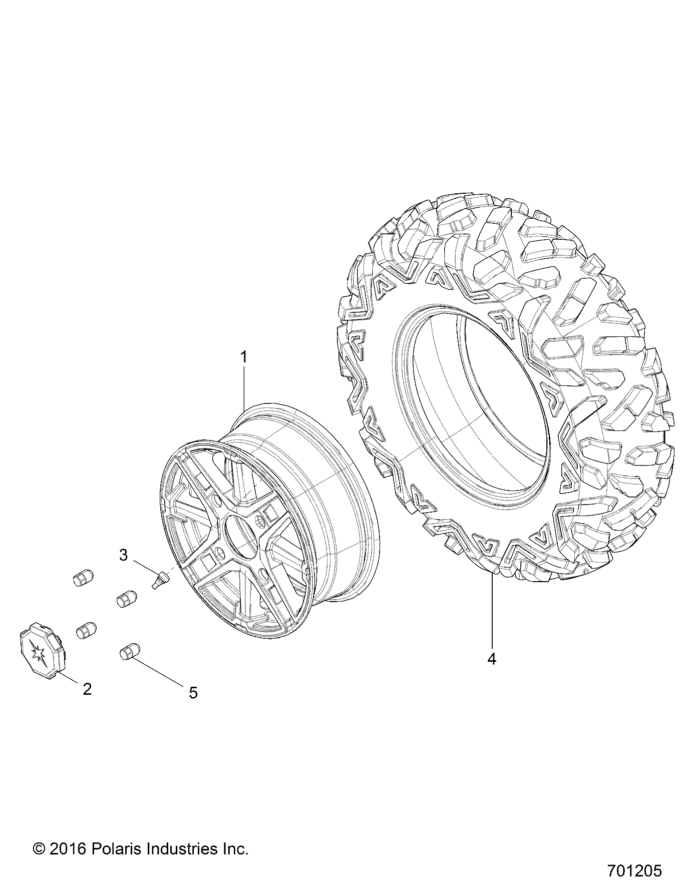 WHEELS, FRONT - Z20N4E99NC (701205)