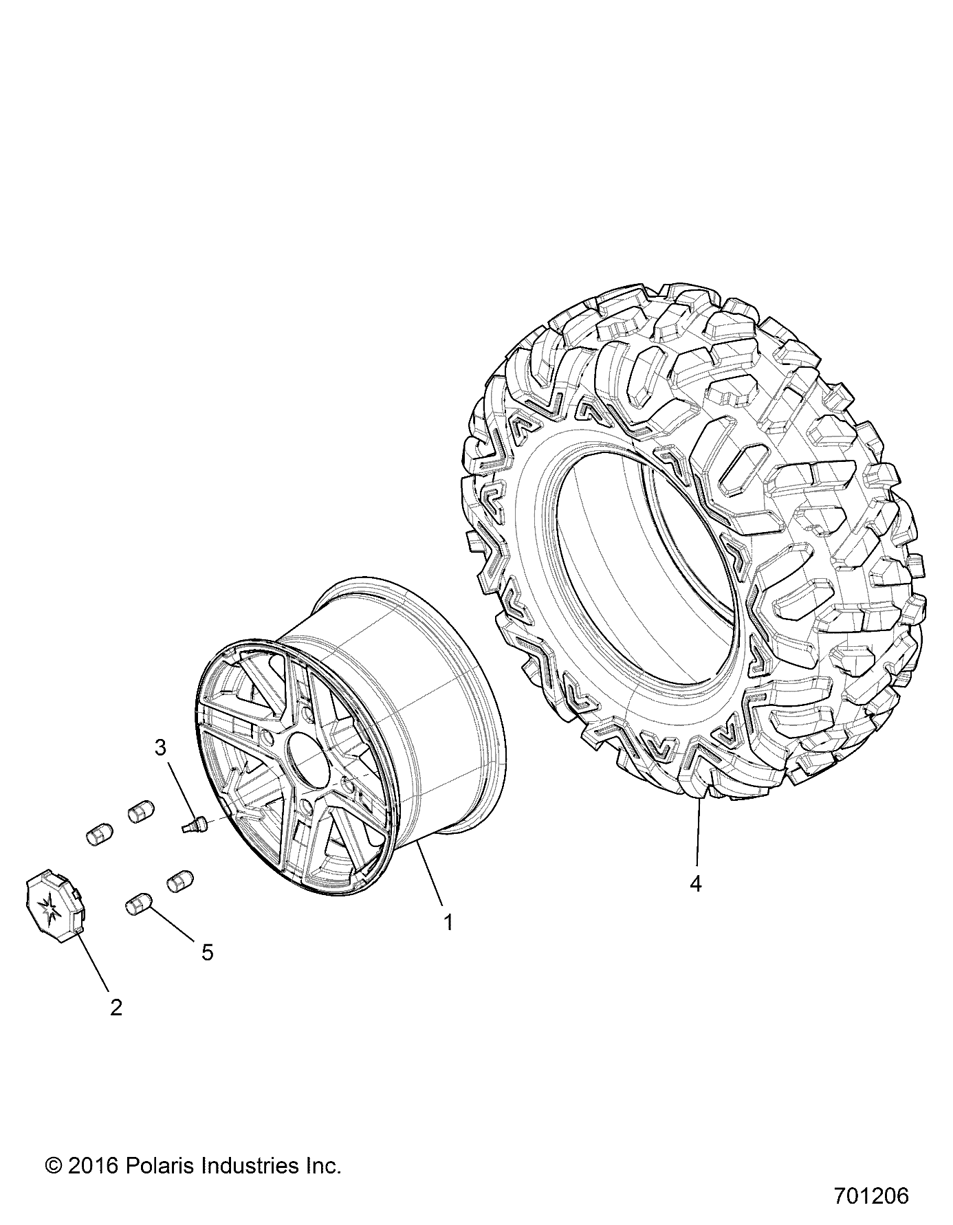 WHEELS, REAR - Z23NAE99FR/SCR/FR (701206)