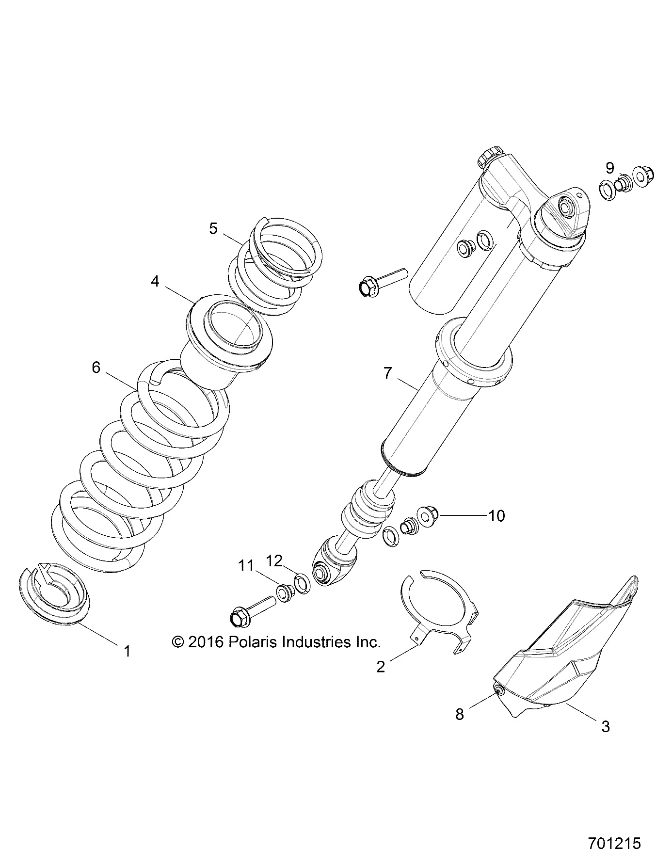 SUSPENSION, REAR SHOCK MOUNTING - Z17VFE99AM/AW/LW/AP/M99AB (701215)