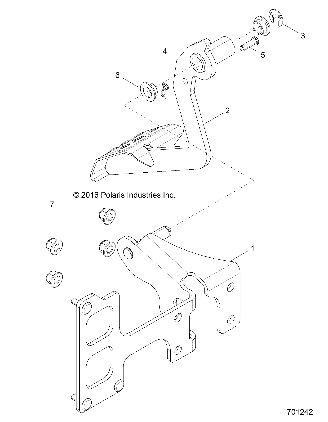 BRAKES, PEDAL AND MASTER CYLINDER - Z18VHA57F2 (701242)