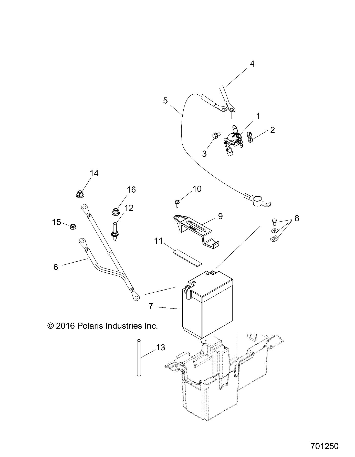 ELECTRICAL, BATTERY - Z18VHA57B2 (701250)