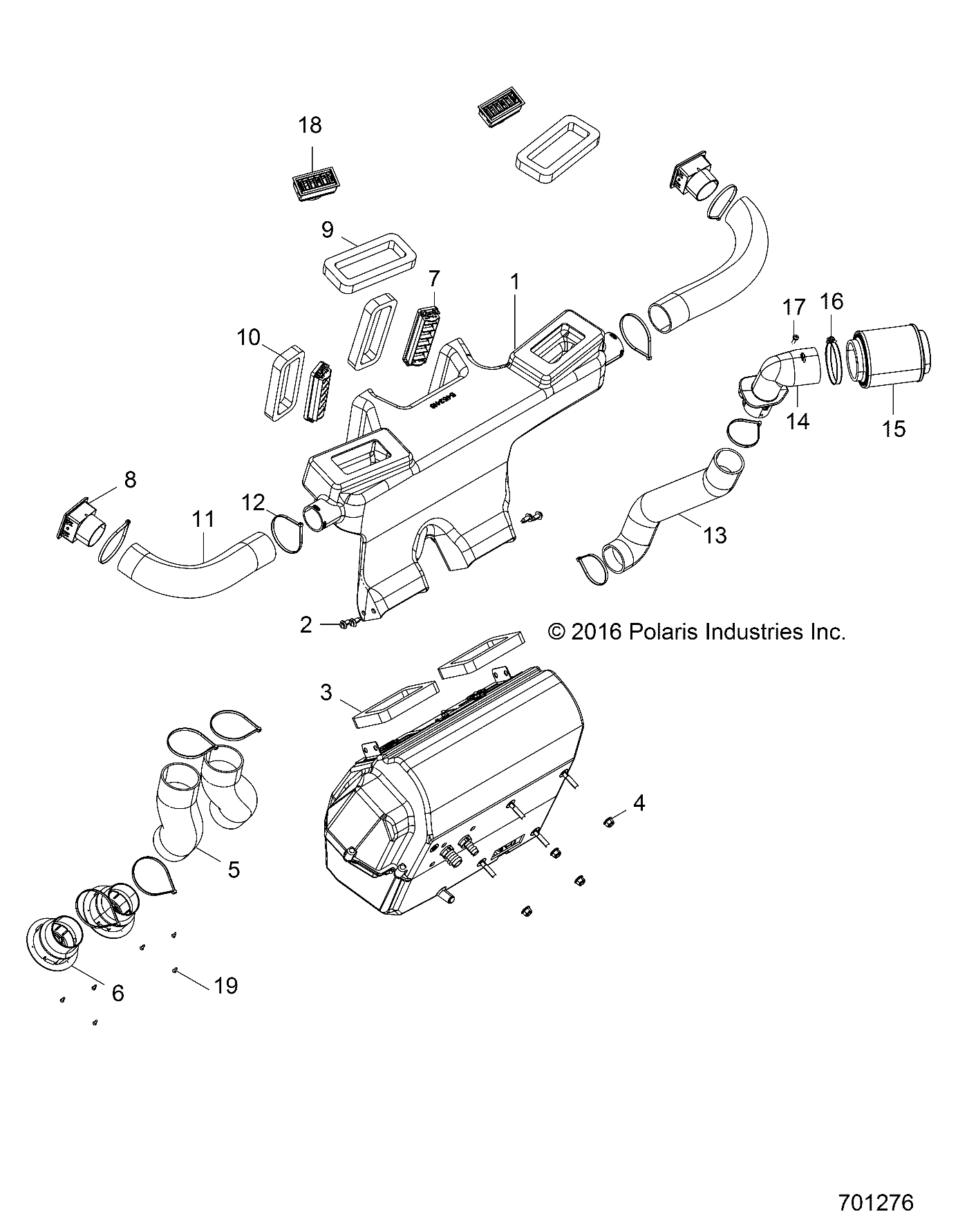 BODY, HVAC DUCTING - R18RVU99AS (701276)