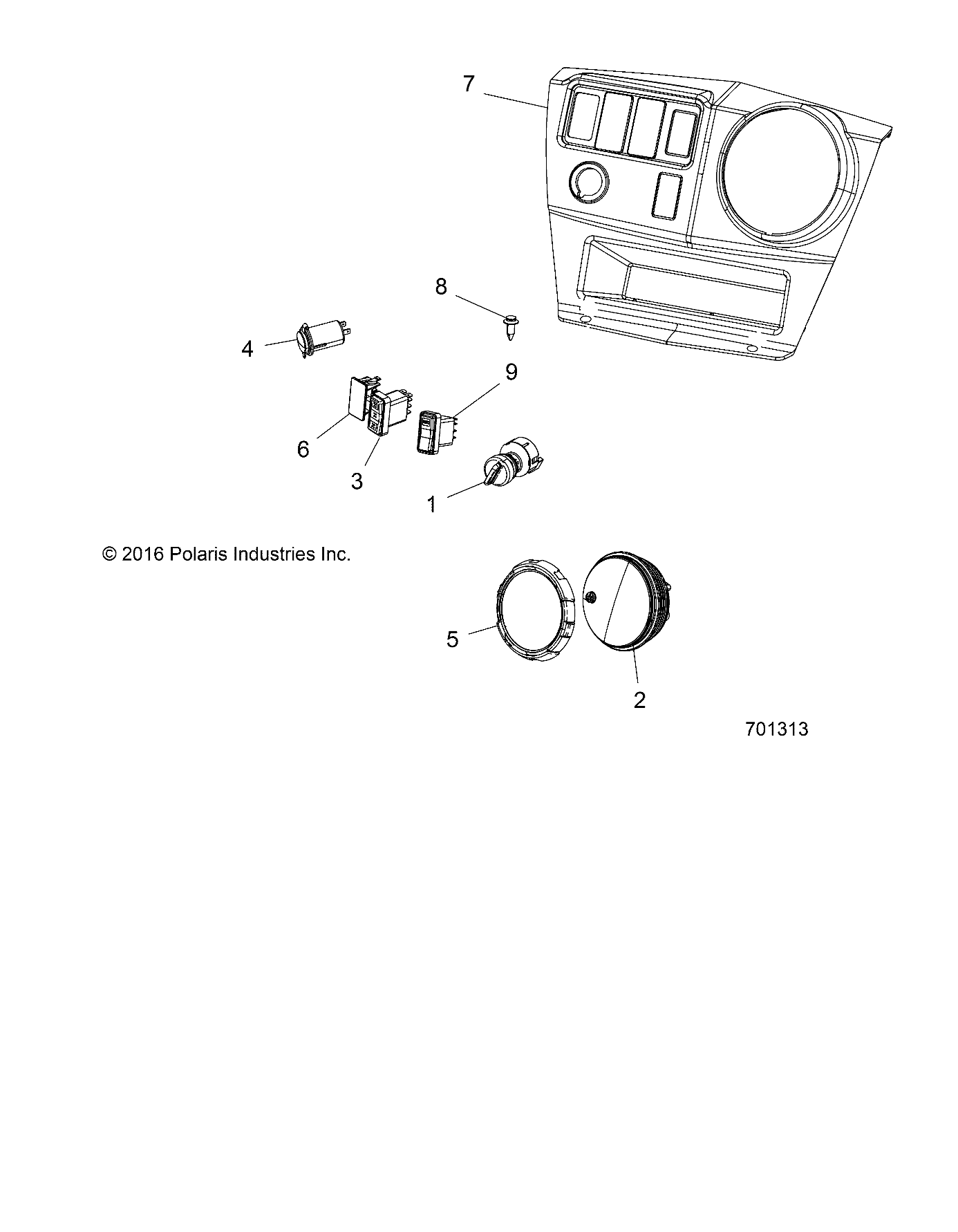 ELECTRICAL, DASH INSTRUMENTS and CONTROLS - R19RDA57A1/B1 (701313)