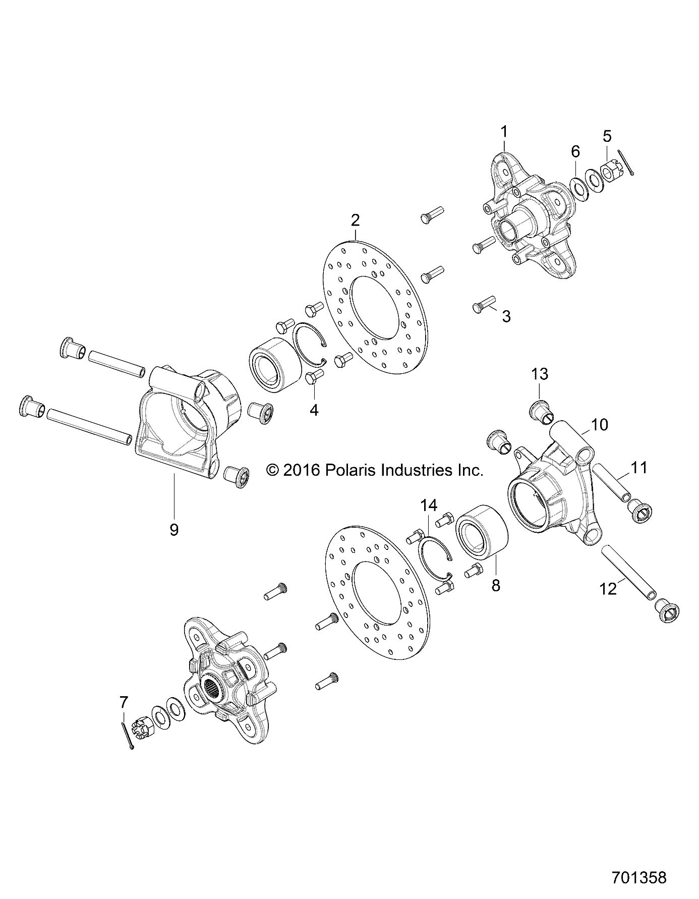 SUSPENSION, REAR CARRIER - Z17VJE57AR (701358)