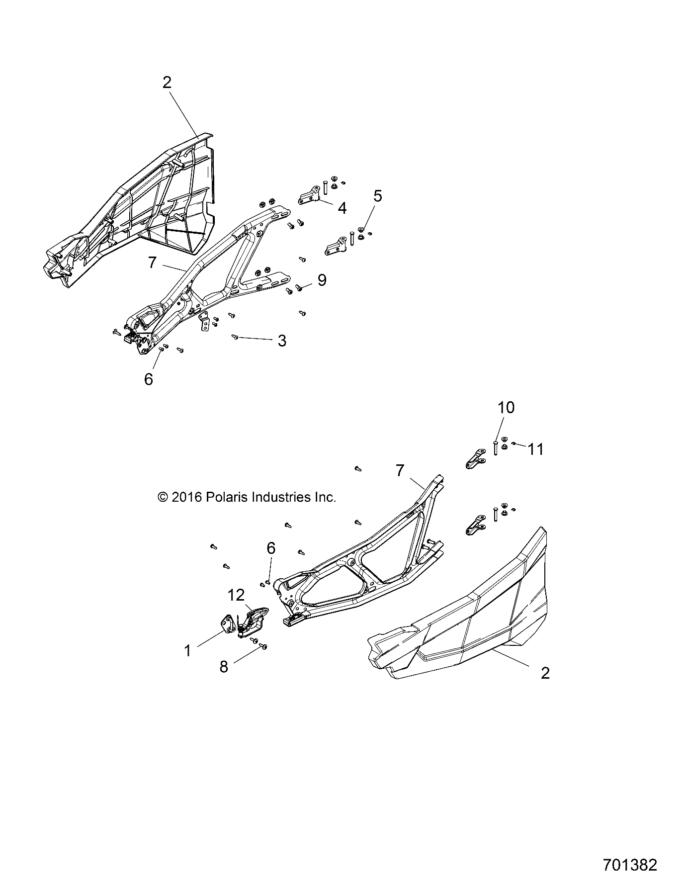 BODY, DOOR - Z18VDE92NB/NU/LNK (701382)