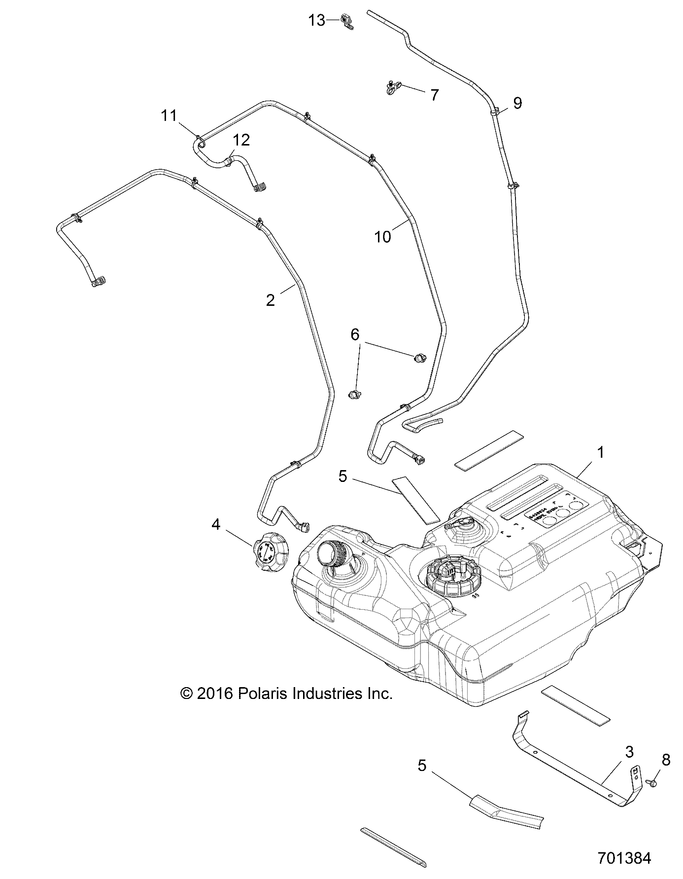 BODY, FUEL TANK - Z18VFE92BB/BM/BS/BU/LBK (701384)