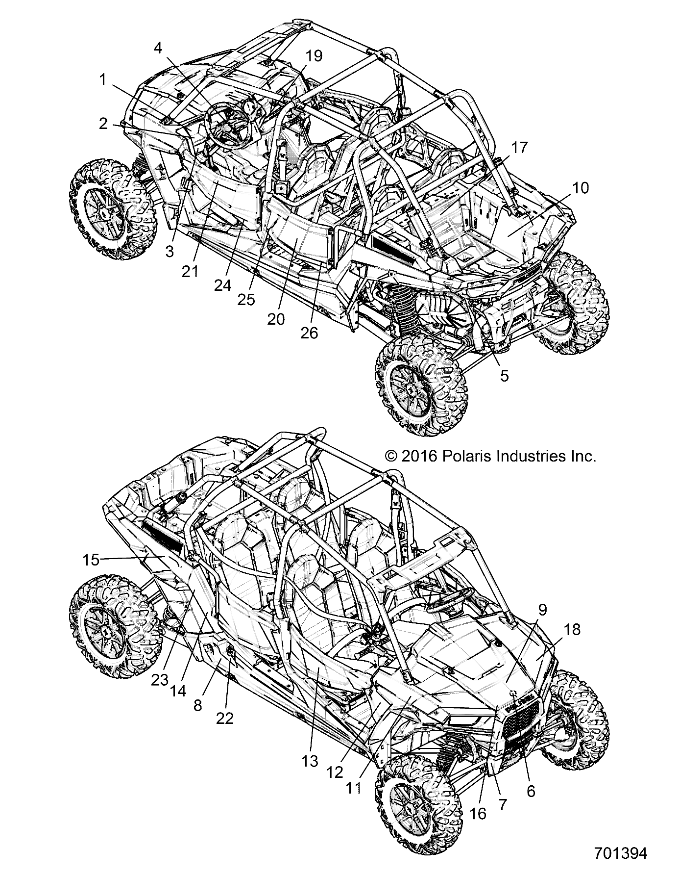 BODY, DECALS - Z18VFE92BB/BM/BS/BU/LBK (701394)