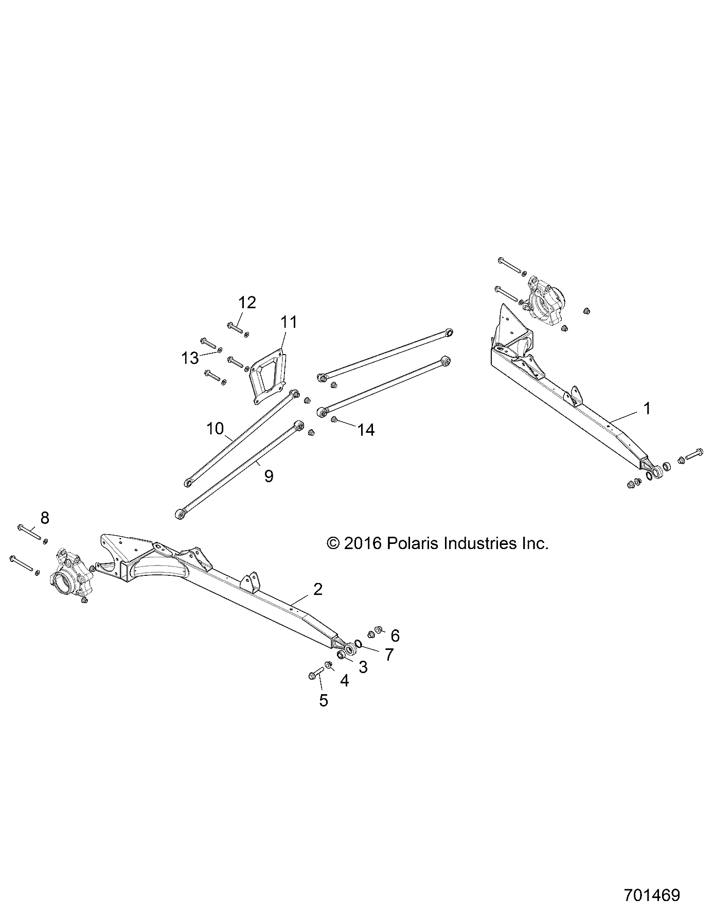 SUSPENSION, REAR CONTROL ARMS - Z19VFE99NK (701469)