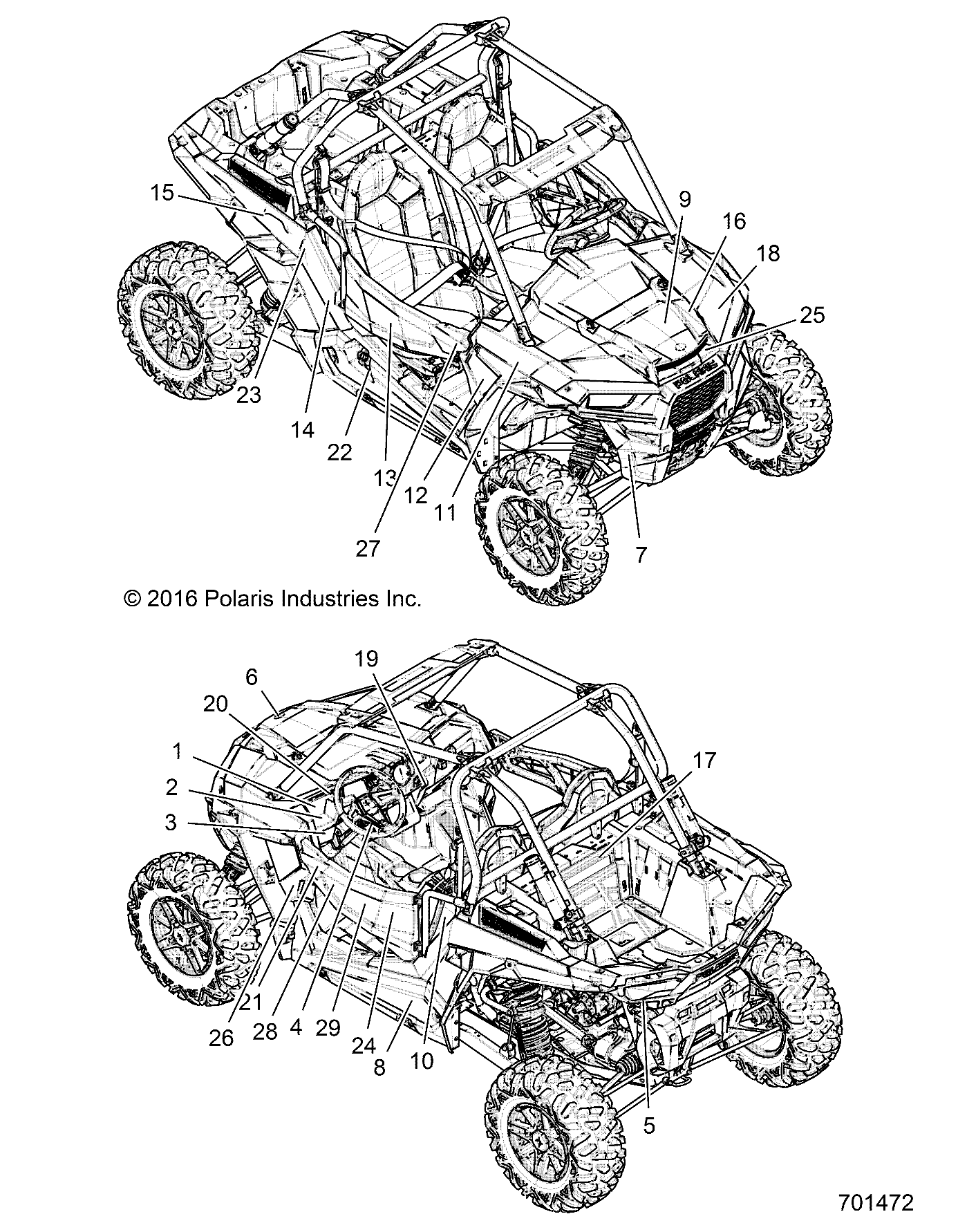 BODY, DECALS - Z17VDE92NG/NM/NK (701472)