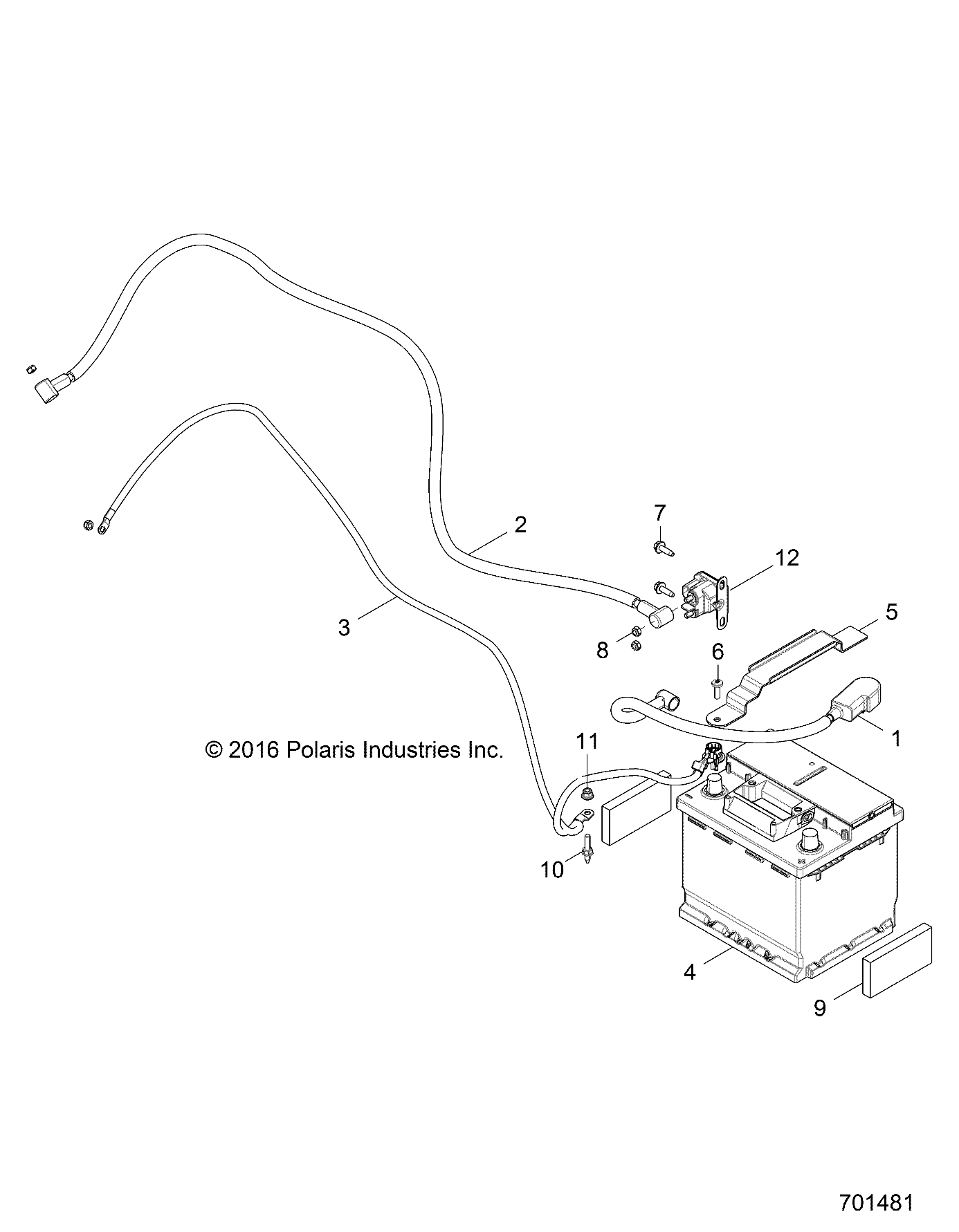 ELECTRICAL, BATTERY - Z17VFE92NG/NK/NM (701481)