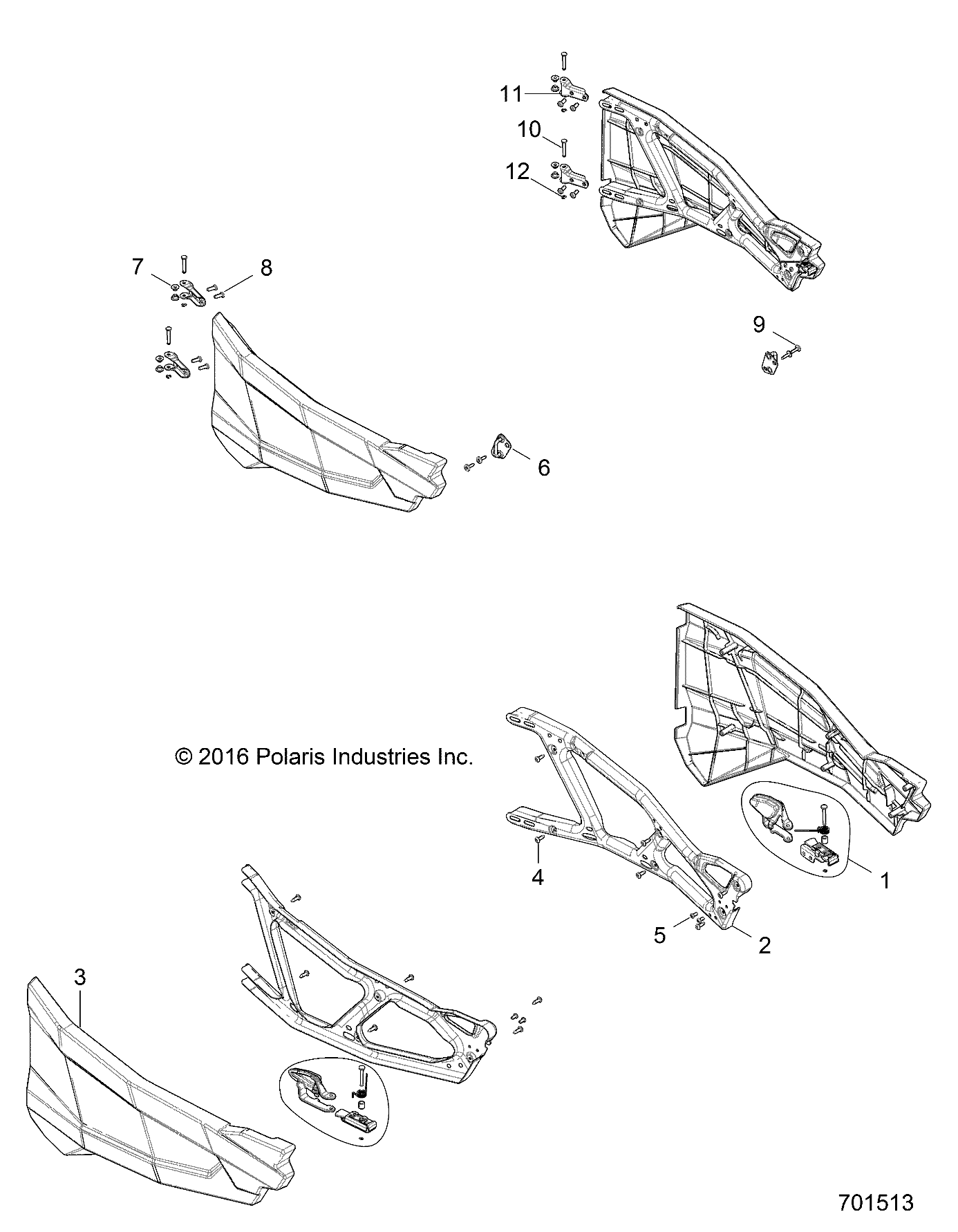 BODY, DOORS - Z17VDE99FM/S99FM/CM (701513)