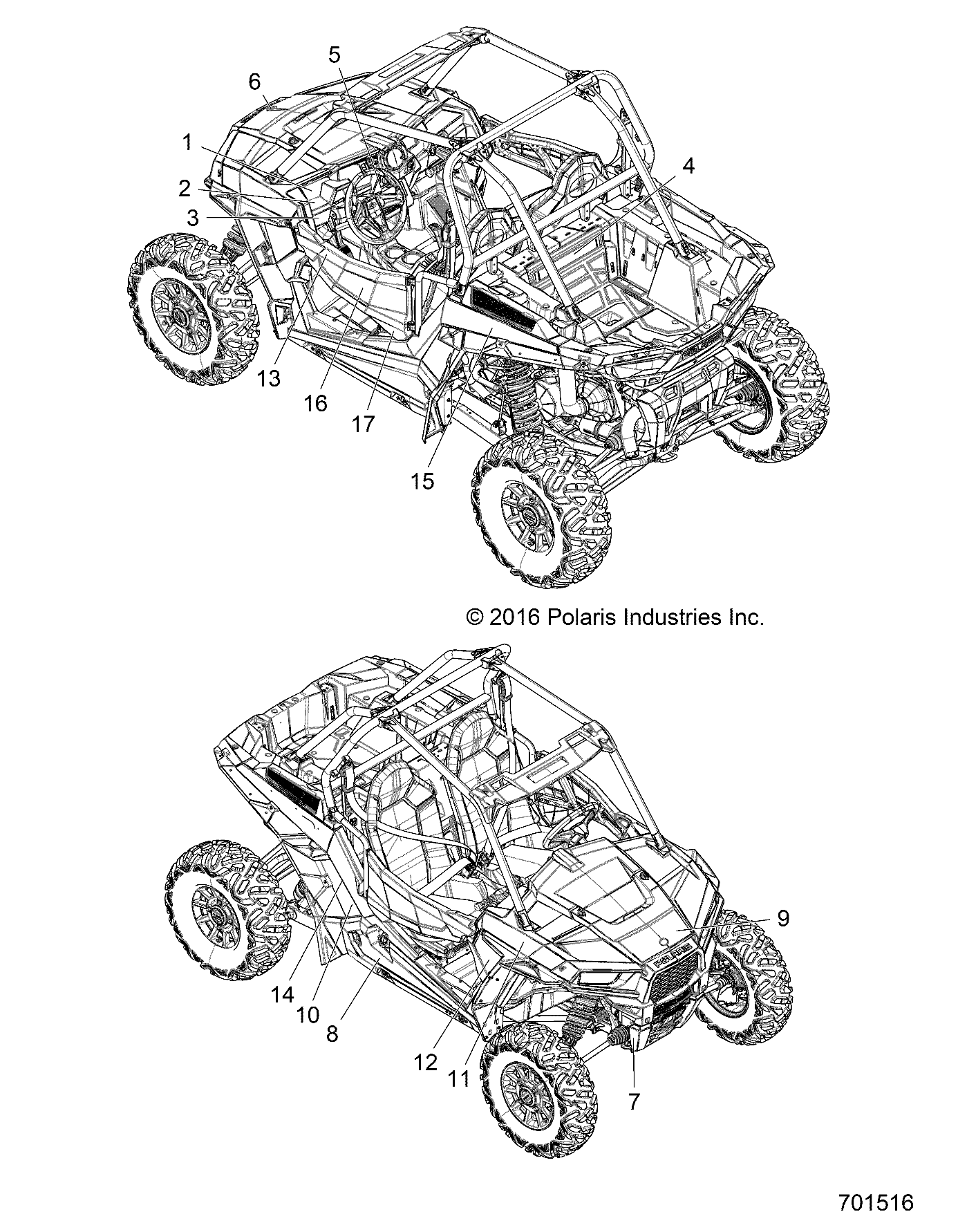 BODY, DECALS - Z17VDE99NM (701516)