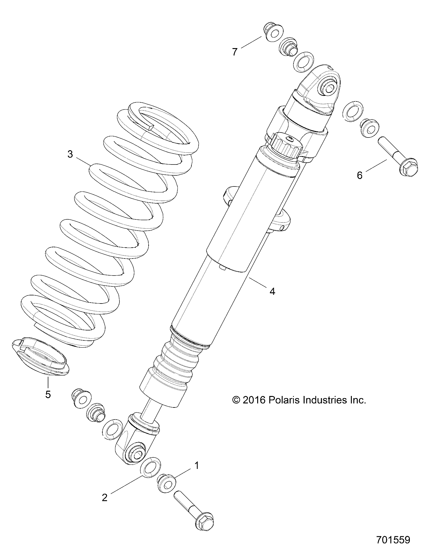 SUSPENSION, REAR SHOCK MOUNTING - Z17VBS87C2/CB/E87F2 (701559)