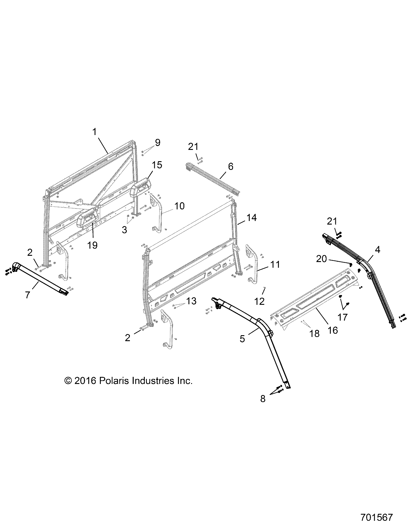 CHASSIS, CAB FRAME - R17RVAD1A1 (701567)