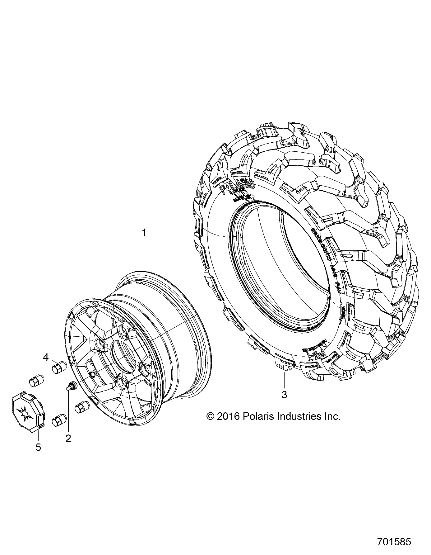 WHEELS, REAR - Z17VAE87NK (701585)