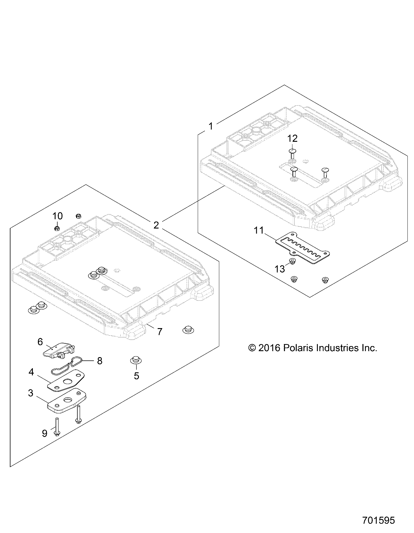 BODY, SEAT BASE - Z17VDE99FM/S99FM/CM/E87F2 (701595)