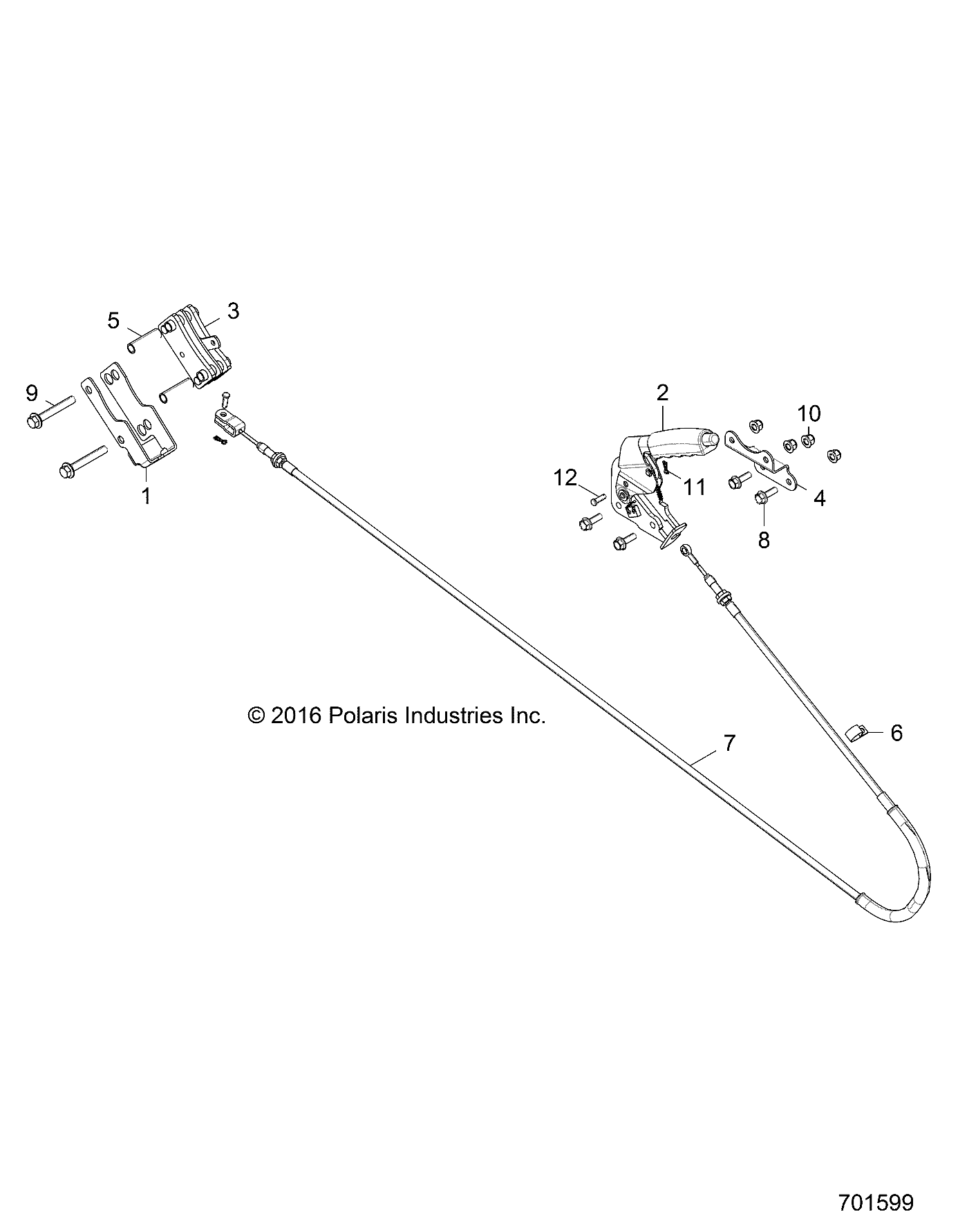 BRAKES, PARKING - Z18VAS87CM (701599)