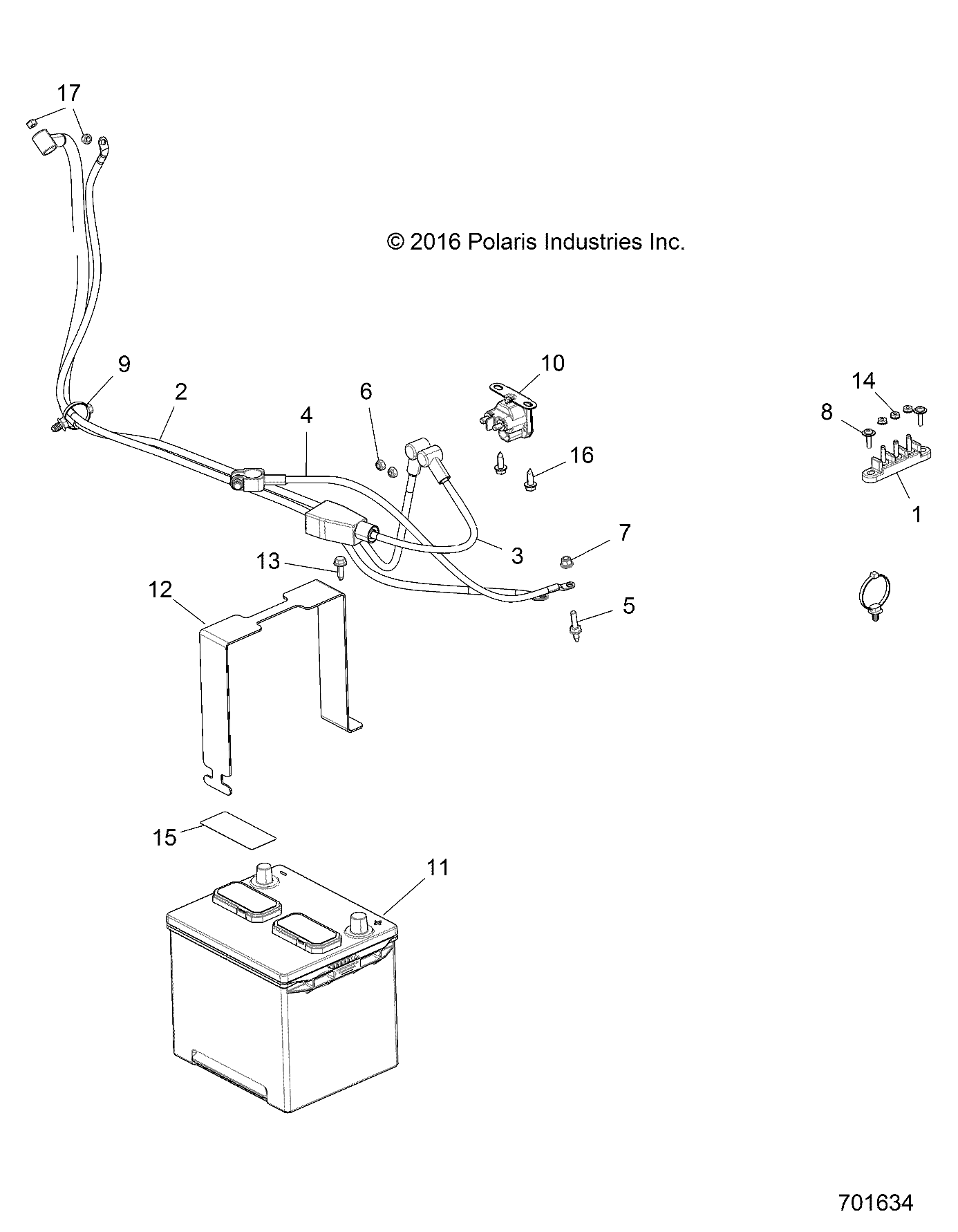 ELECTRICAL, BATTERY - R19RT_87 ALL OPTIONS (701634)