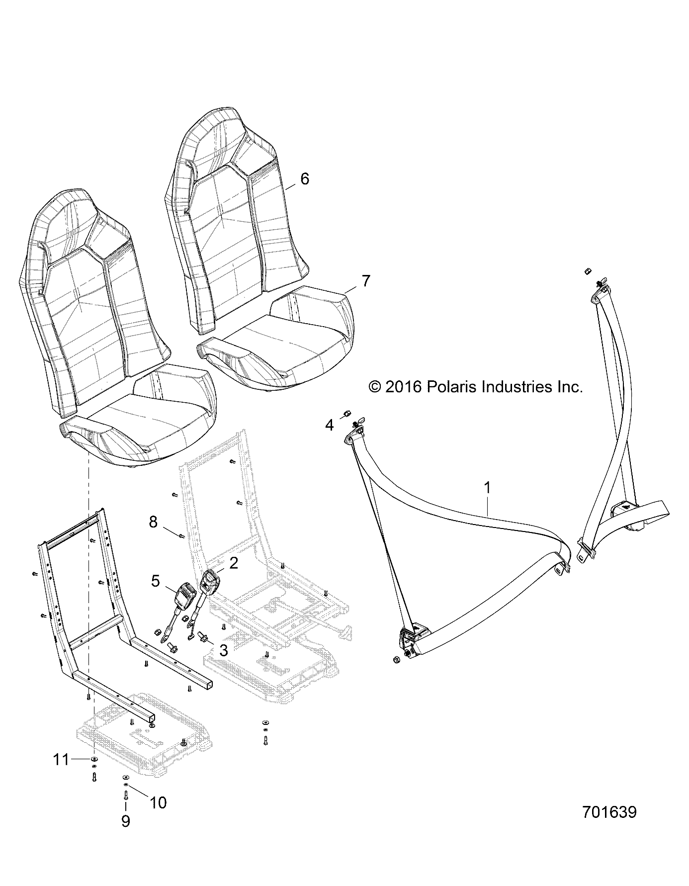 BODY, SEAT BELT AND MOUNTING - Z18VDS92CF/CU (701639)