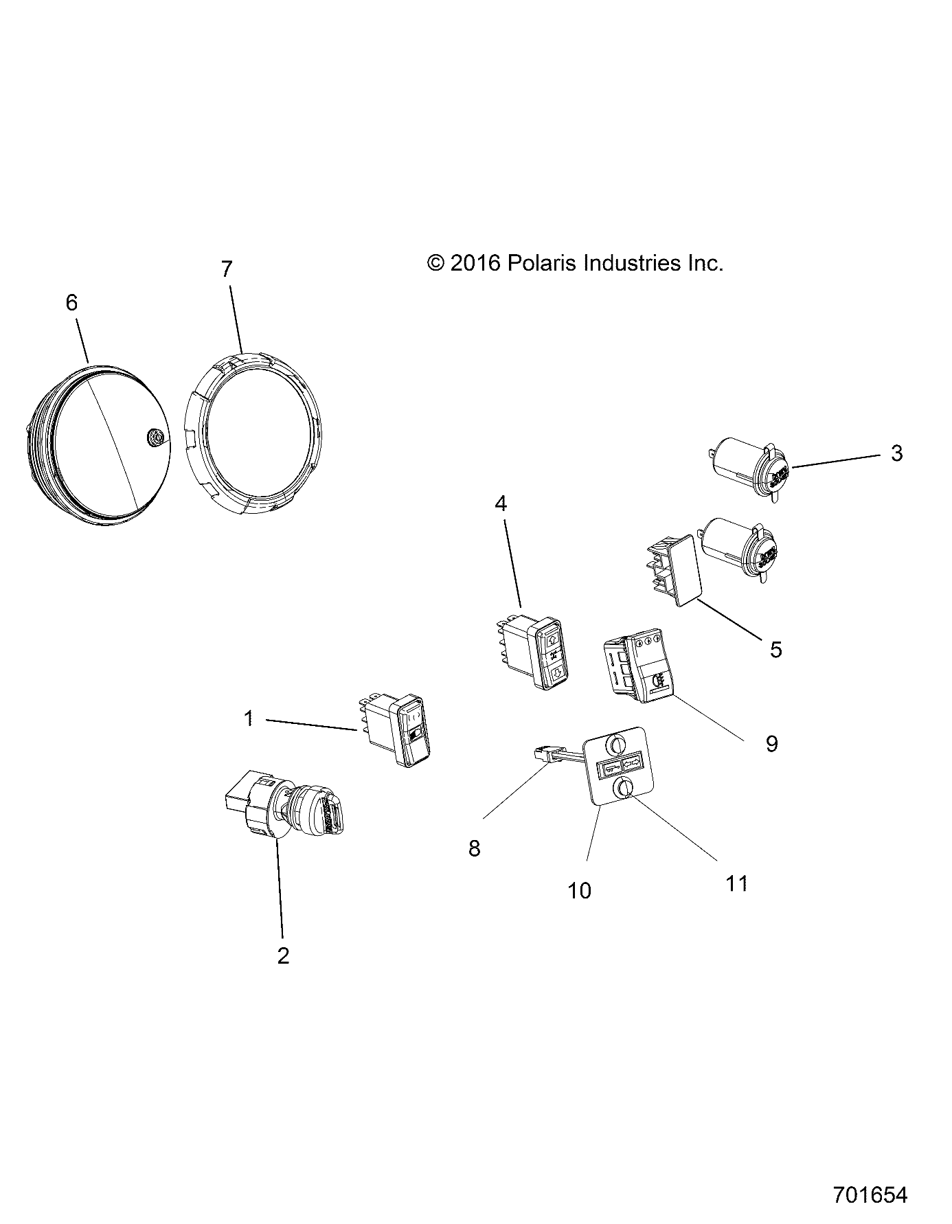 ELECTRICAL, DASH CONTROLS - R21MAA57F1/F9/SF1/F9/C1/C9/CK (701654)