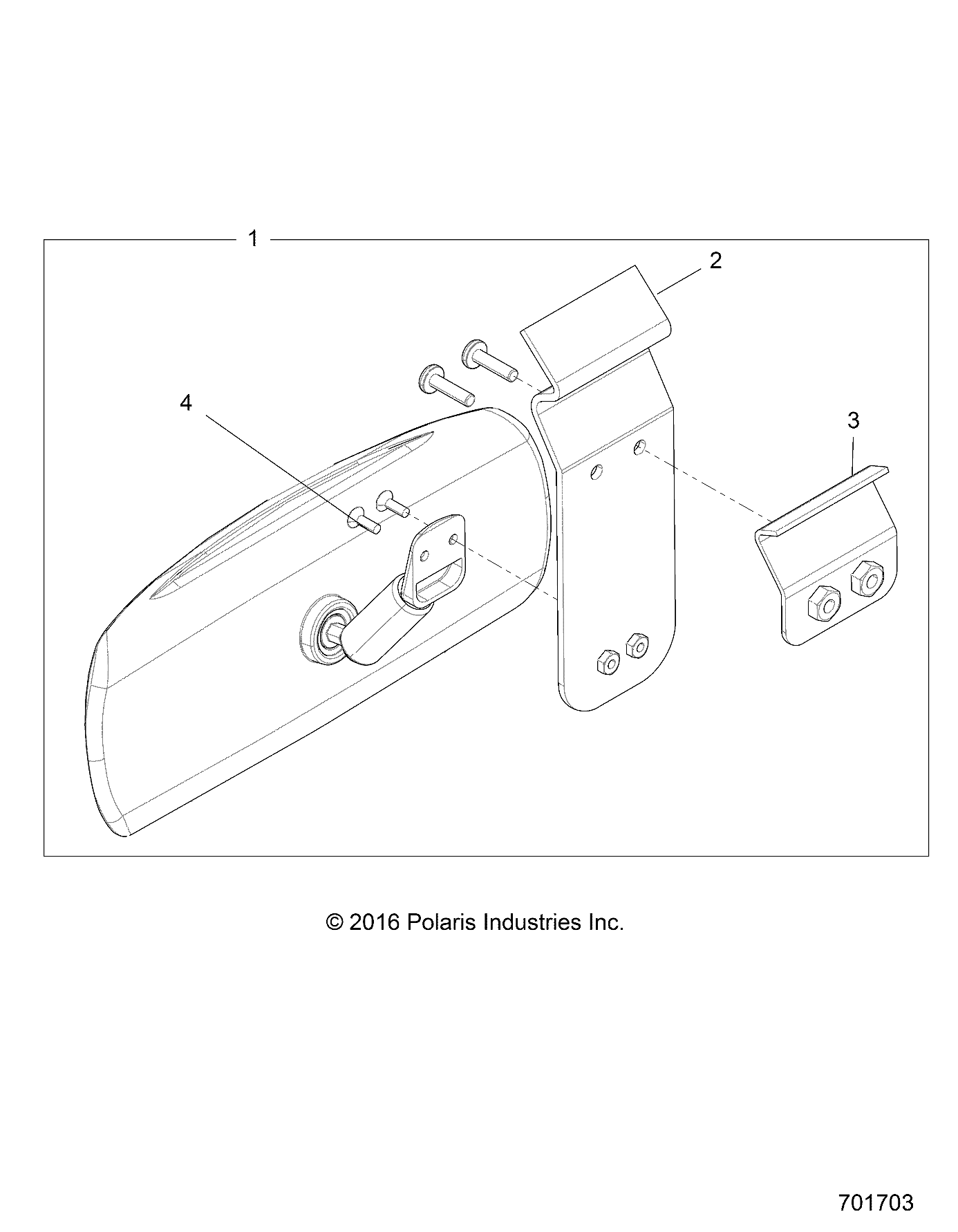 BODY, CENTER MIRROR - R17RTM99AM/U99AT (701703)