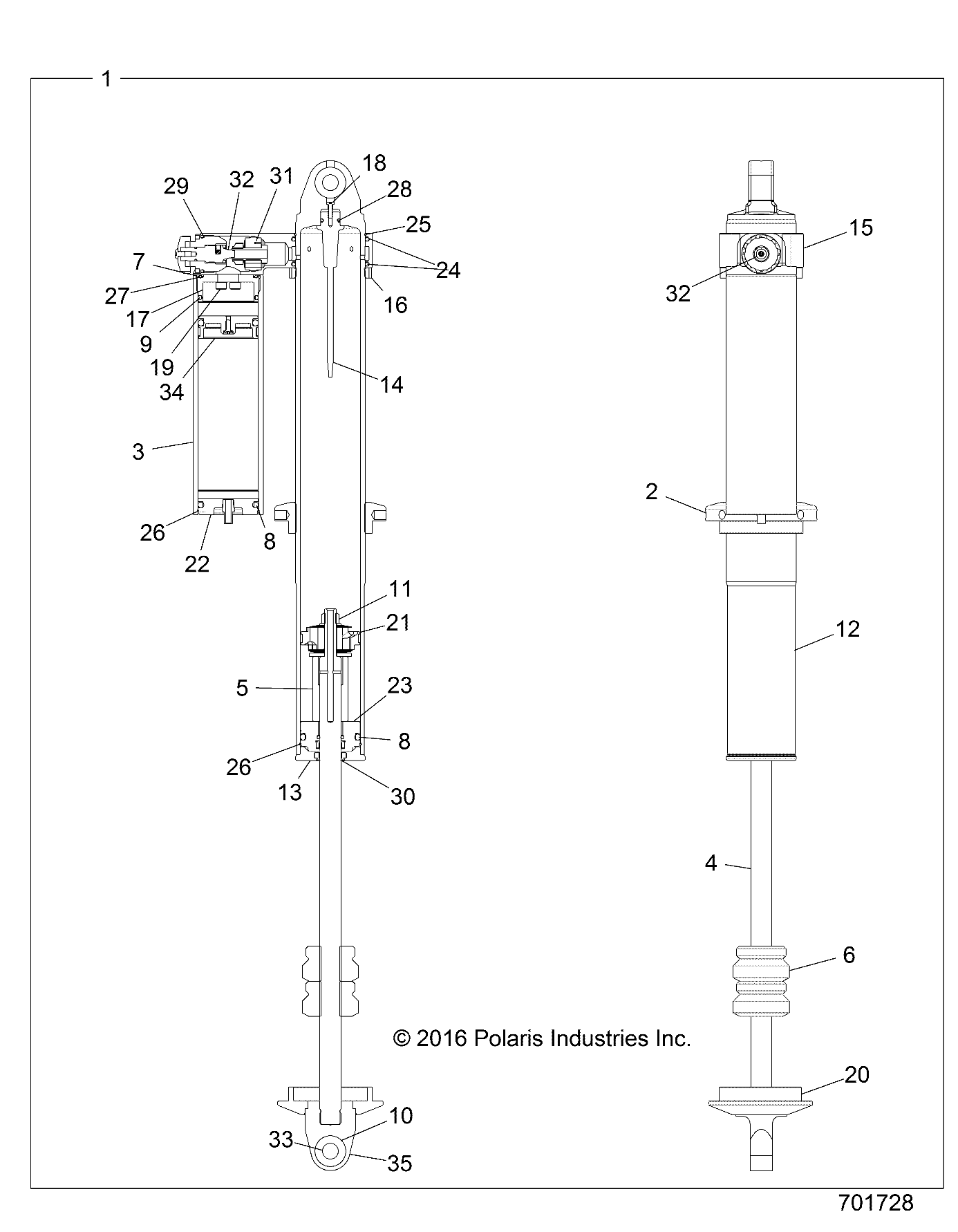 SUSPENSION, REAR SHOCK INTERNALS - Z17VD_99AB/AK/AM/AW/LW/AZ/AP (701728)