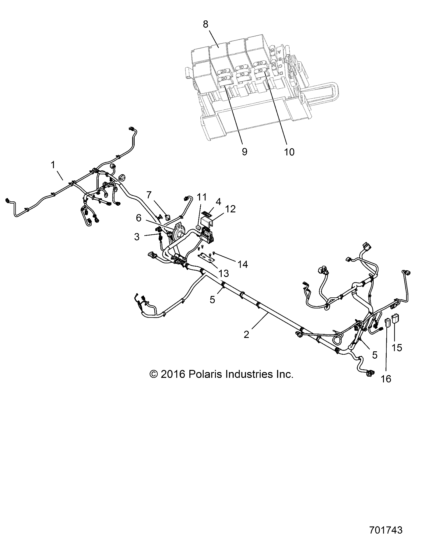 ELECTRICAL, HARNESS - R17RV_99 ALL OPTIONS (701743)