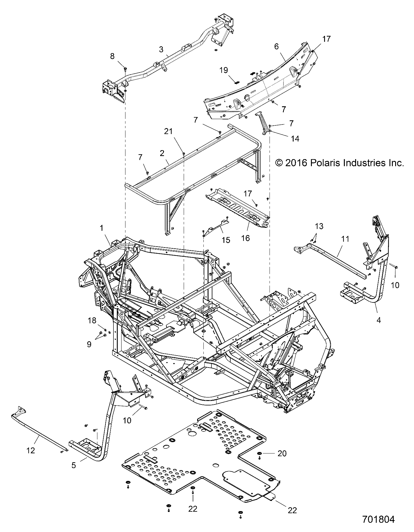 CHASSIS, MAIN FRAME - R17RTAD1A1/ED1N1 (701804)