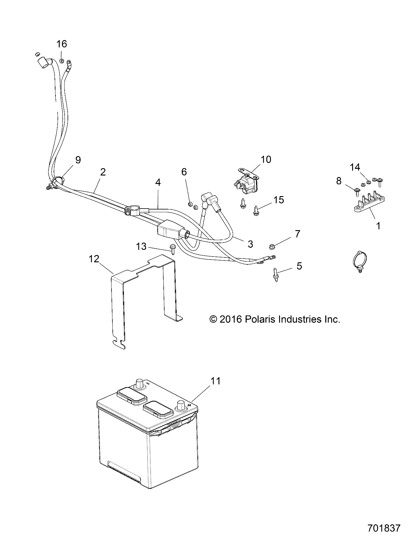 ELECTRICAL, BATTERY - R17RTE87FU/F1/S87CU/C1/FU/F1 (701837)