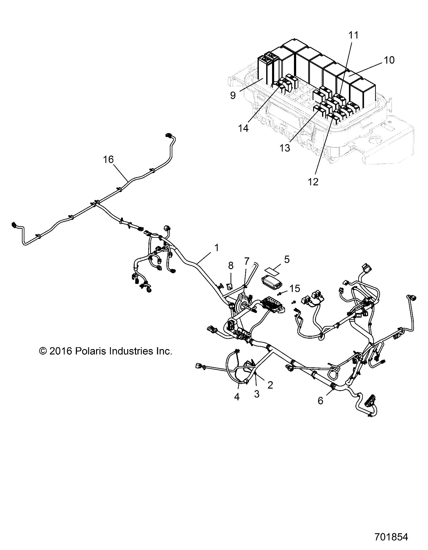 ELECTRICAL, HARNESS -  R17RTU99AV/BV (701854)